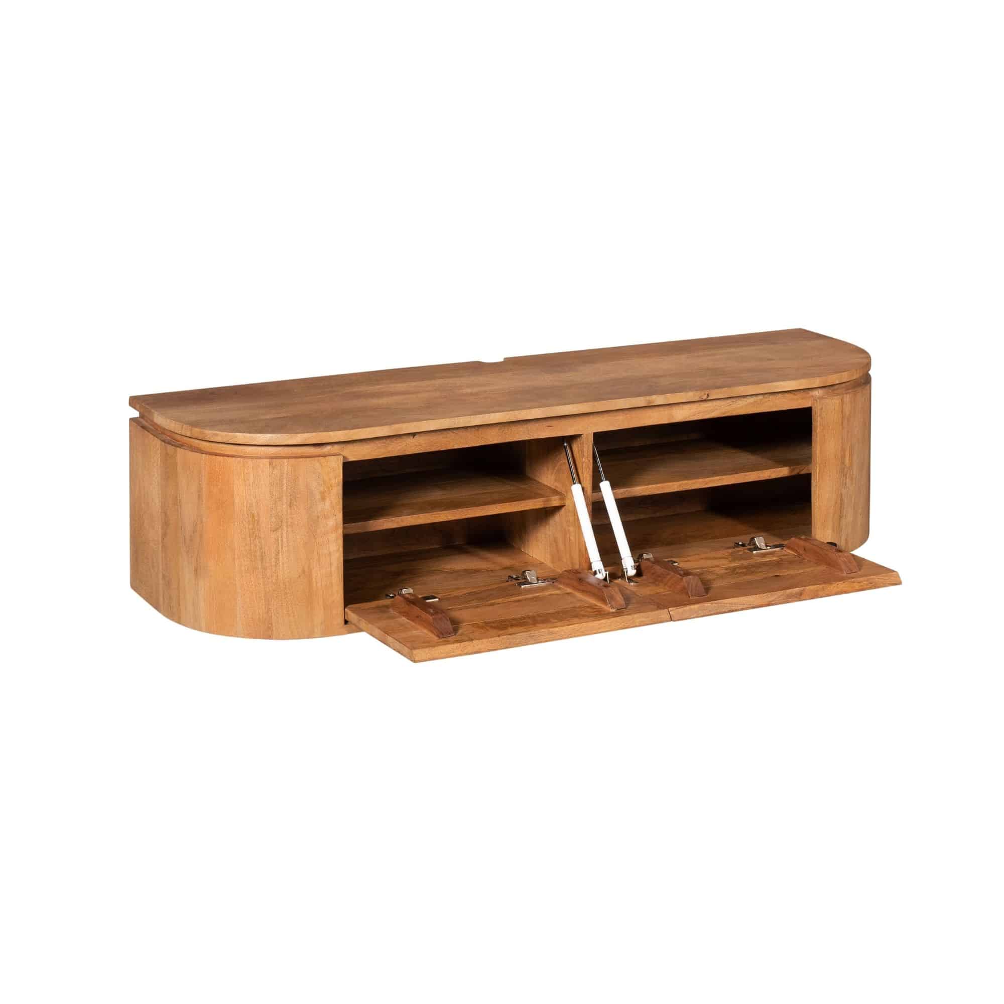 Starfurn tv meubel Excellent naturel 120x35x30 cm mangohout