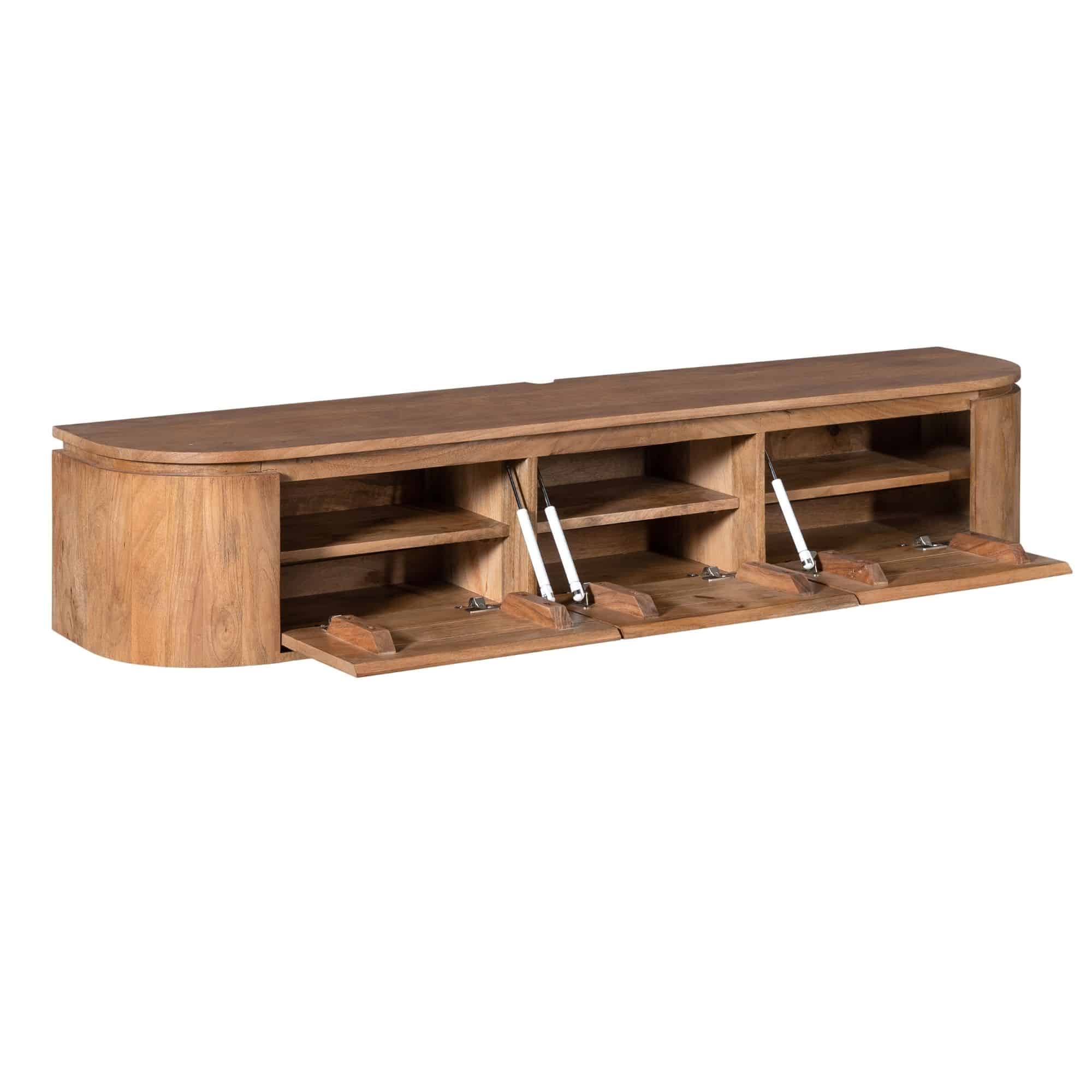 Starfurn tv meubel Excellent naturel 160x35x30 cm mangohout