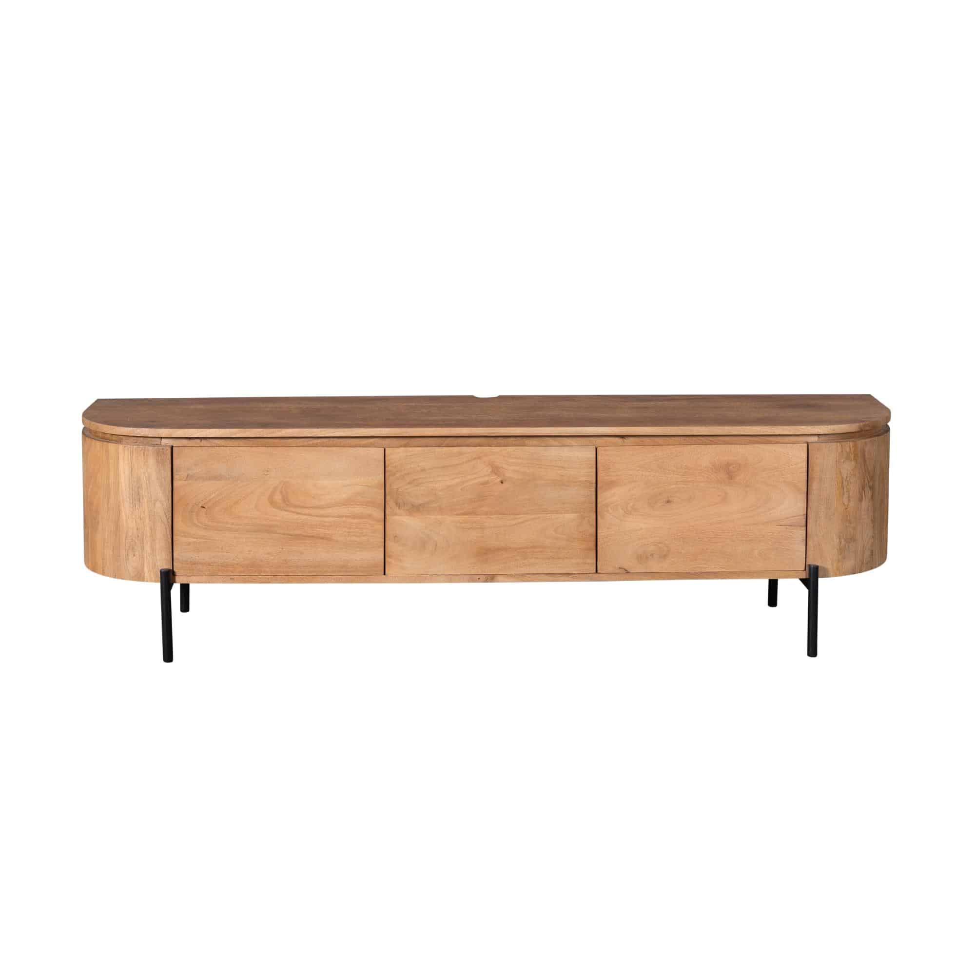 Starfurn tv meubel Excellent naturel 160x35x30 cm mangohout