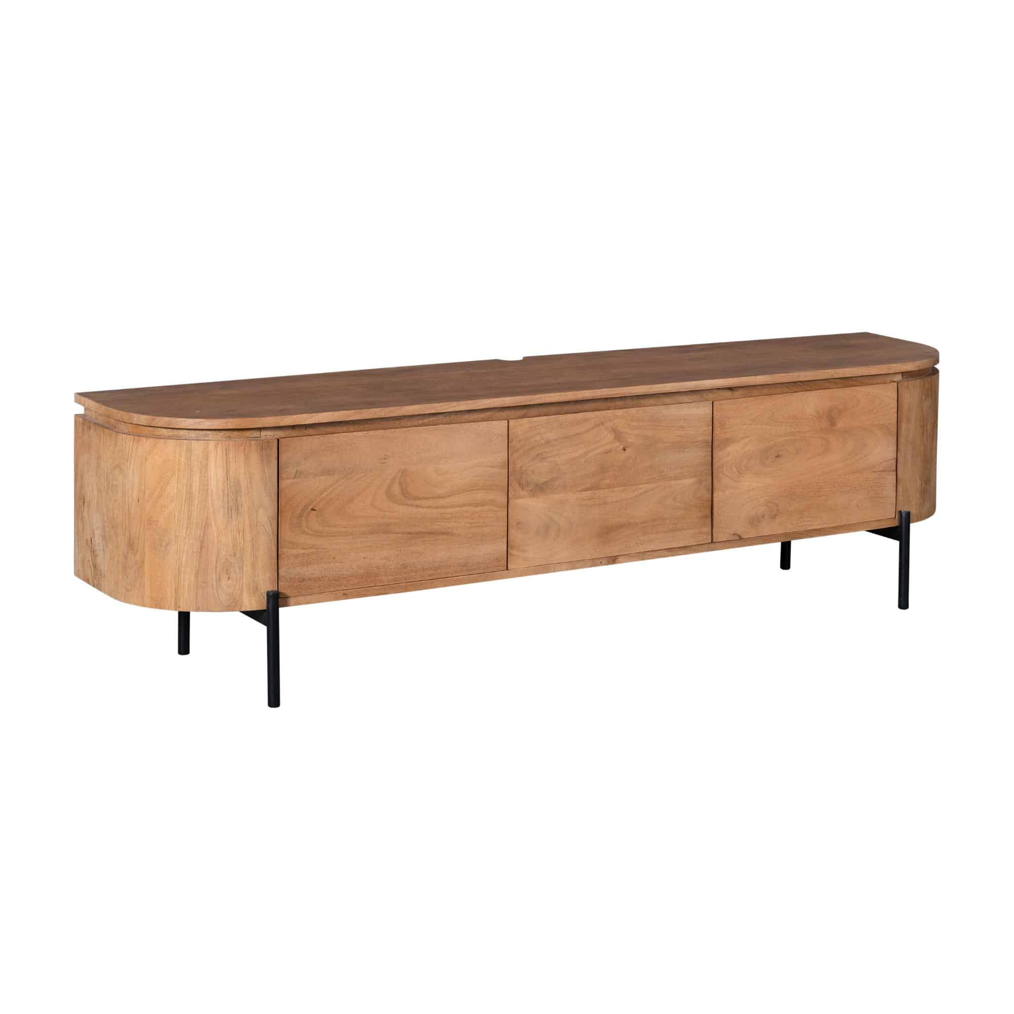 Starfurn tv meubel Excellent naturel 160x35x30 cm mangohout