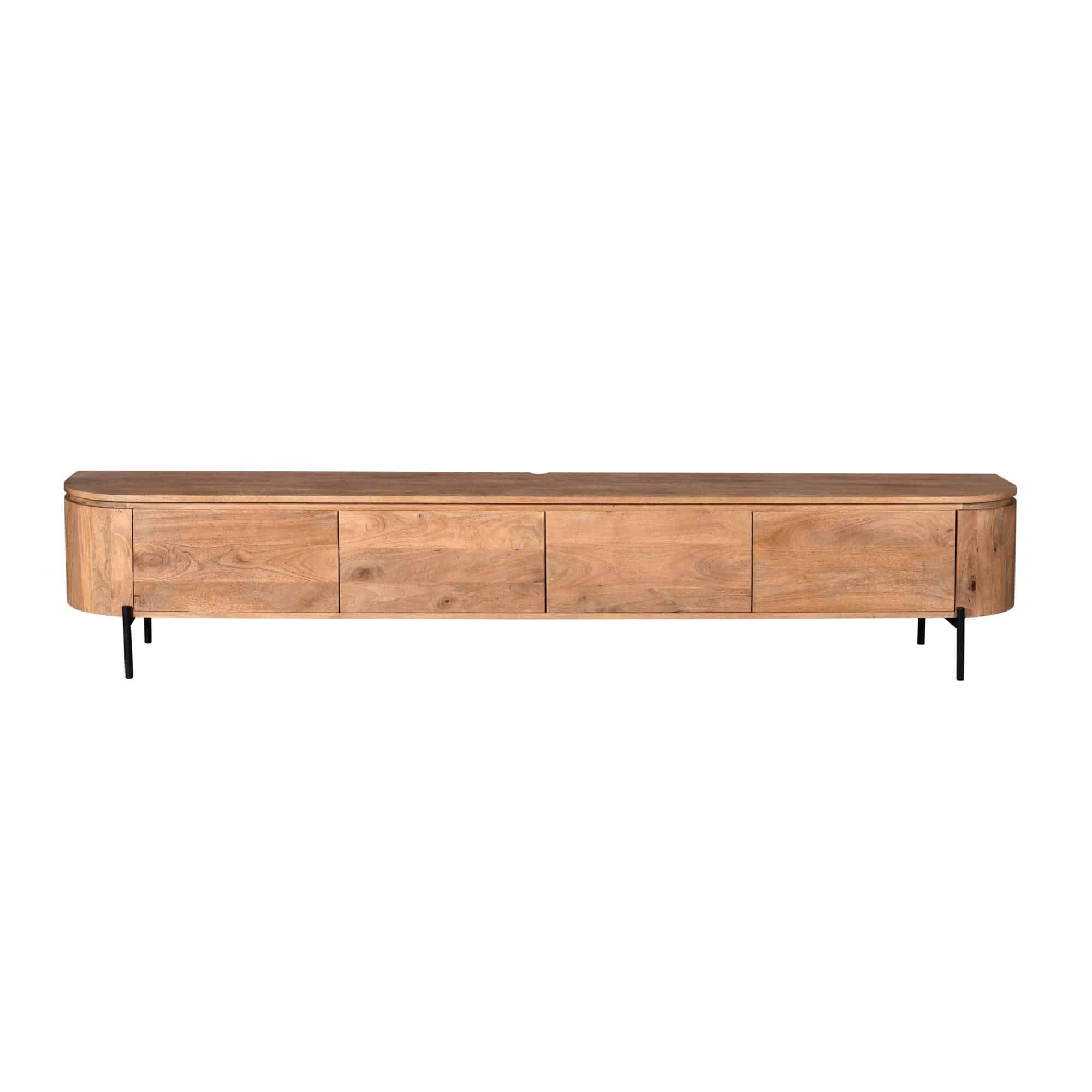 Starfurn tv meubel Excellent naturel 200x35x30 cm mangohout