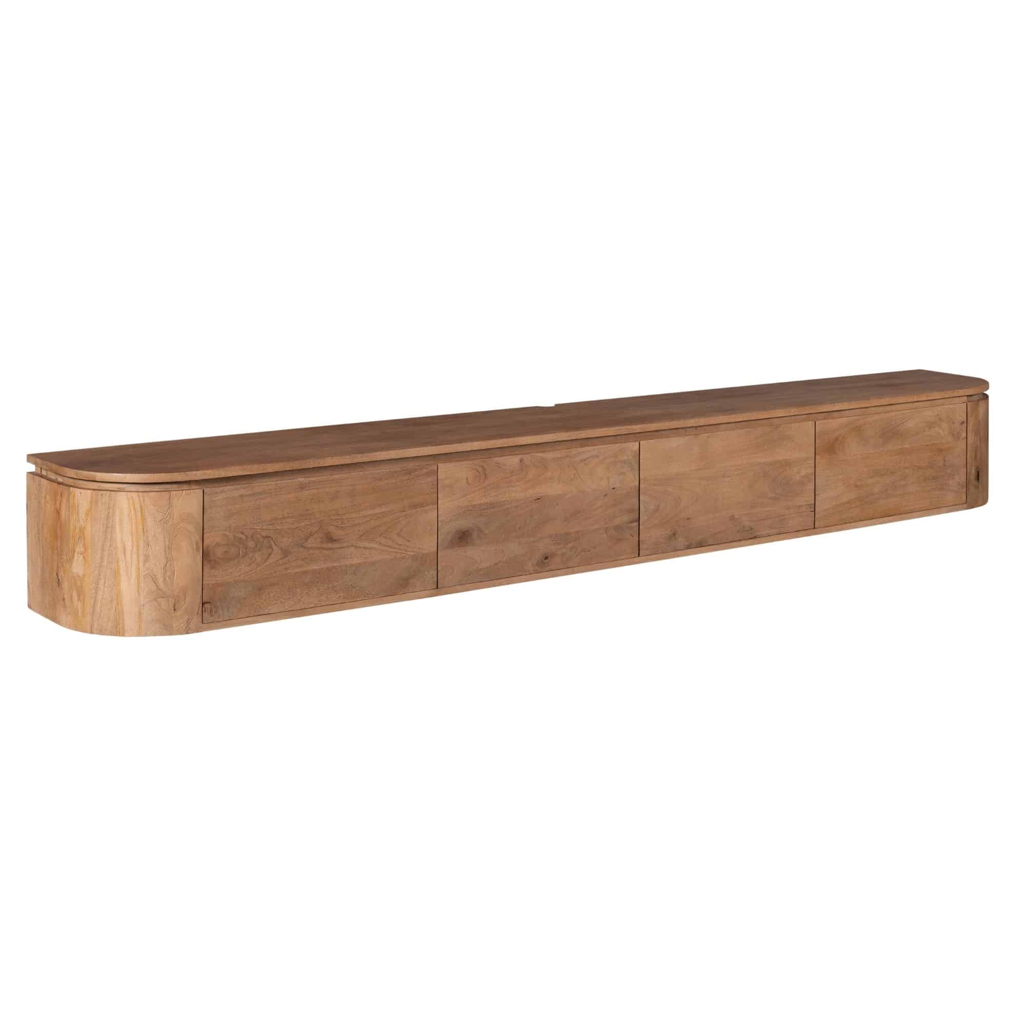Starfurn tv meubel Excellent naturel 200x35x30 cm mangohout