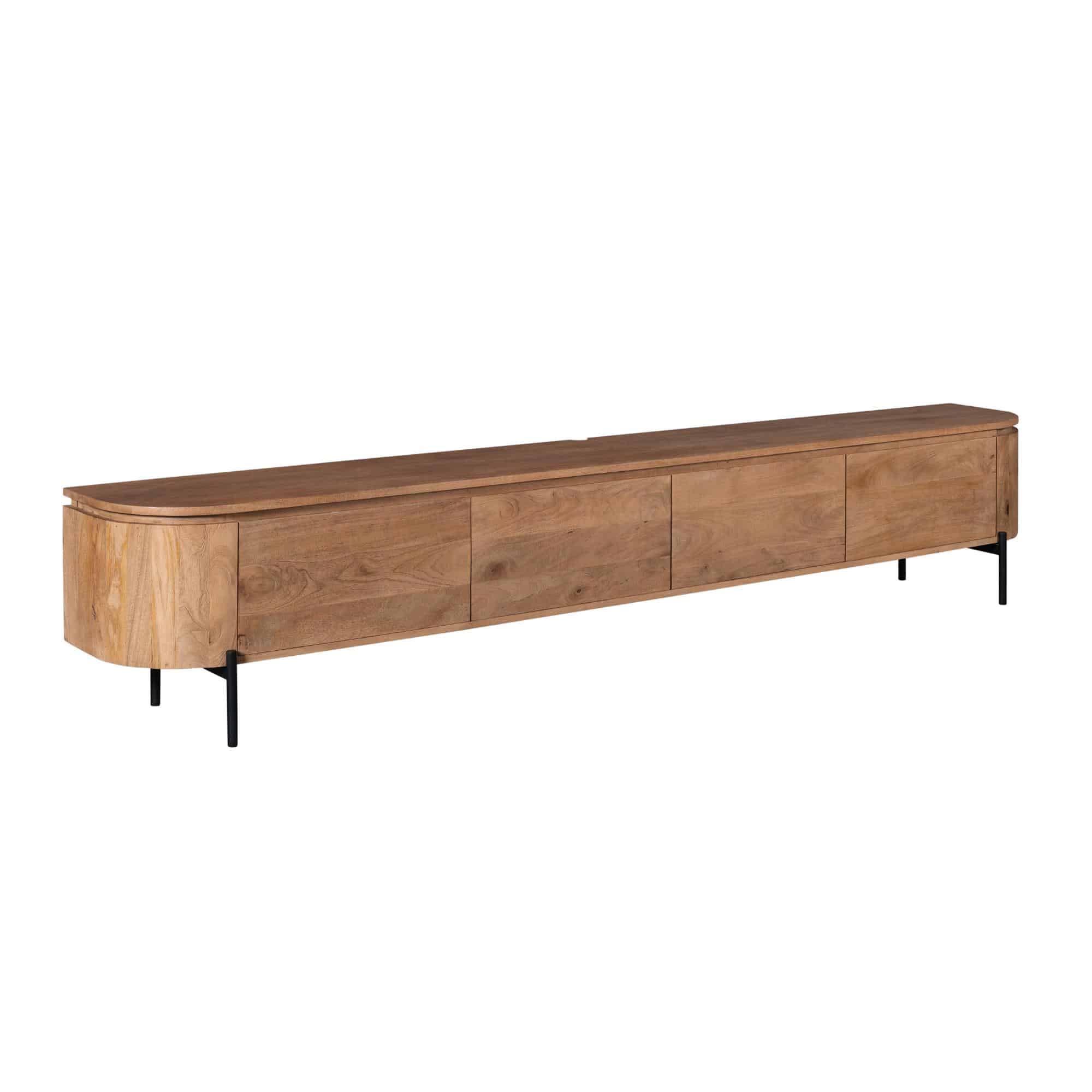 Starfurn tv meubel Excellent naturel 200x35x30 cm mangohout