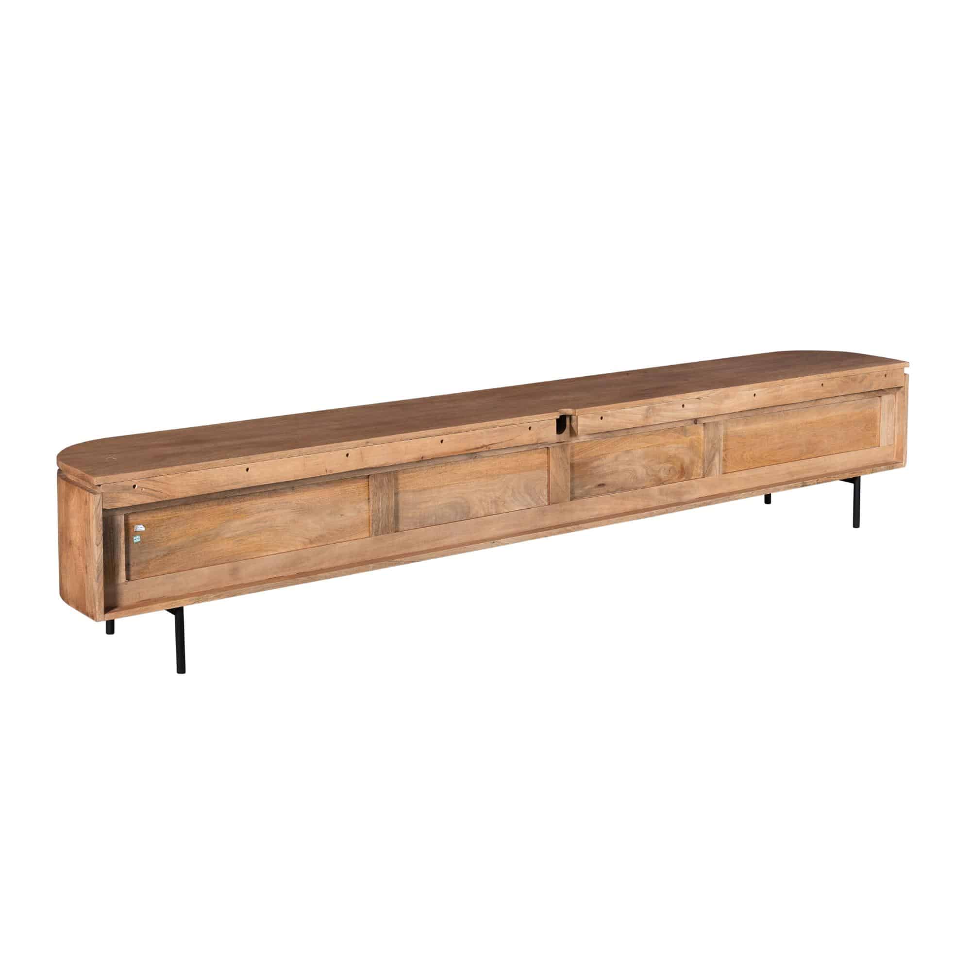 Starfurn tv meubel Excellent naturel 200x35x30 cm mangohout