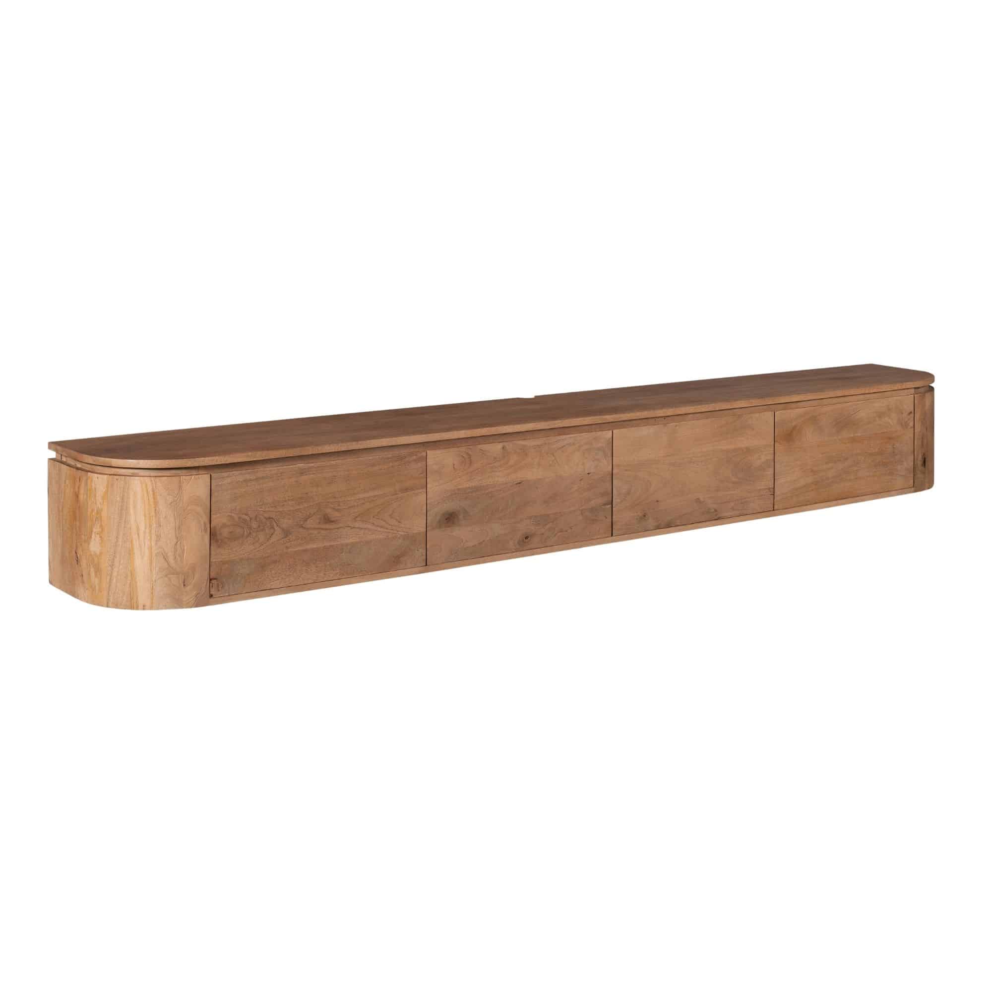 Starfurn tv meubel Excellent naturel 240x35x30 cm mangohout