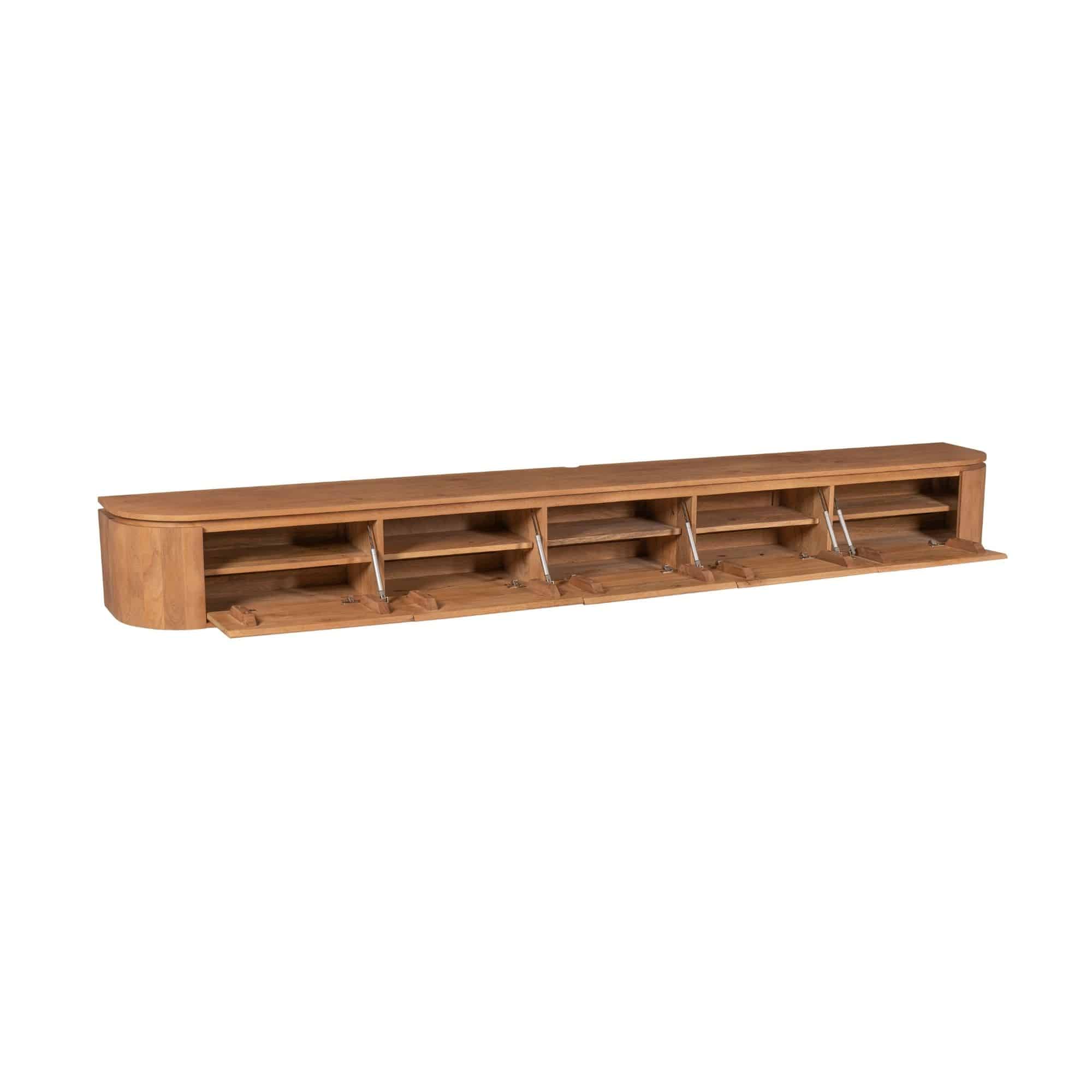 Starfurn tv meubel Excellent naturel 280x35x30 cm mangohout