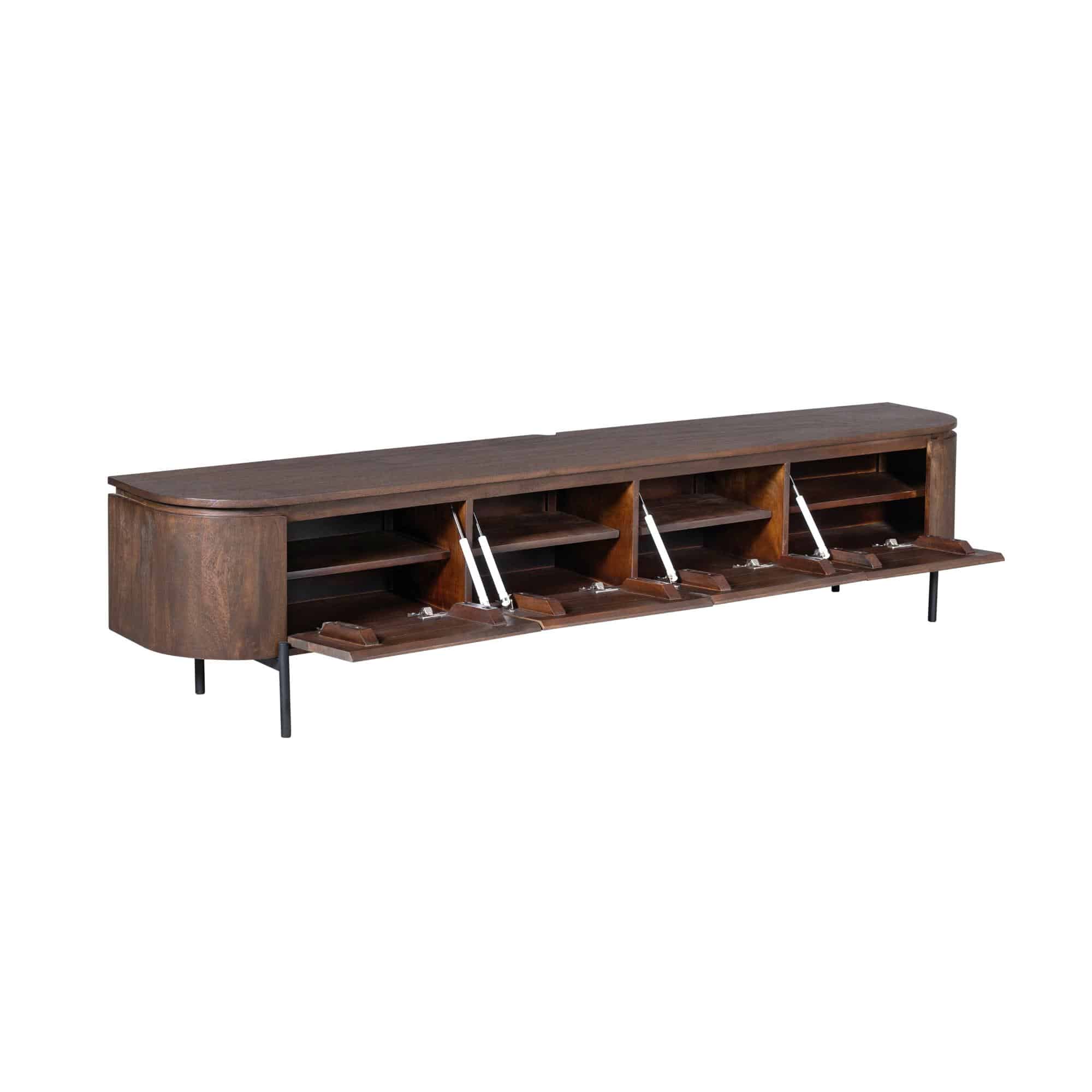 Starfurn tv meubel Excellent bruin 200x35x30 cm mangohout