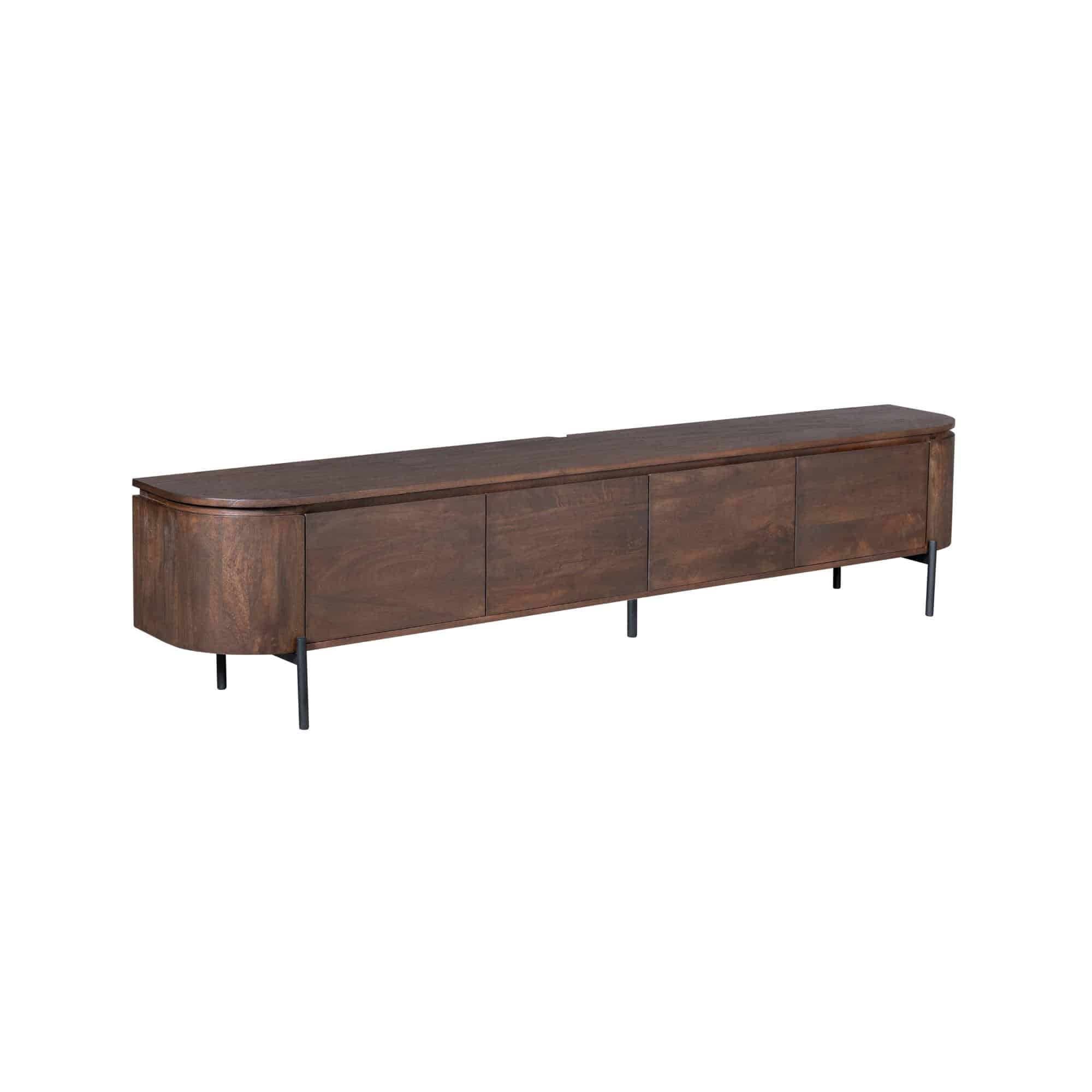 Starfurn tv meubel Excellent bruin 240x35x30 cm mangohout