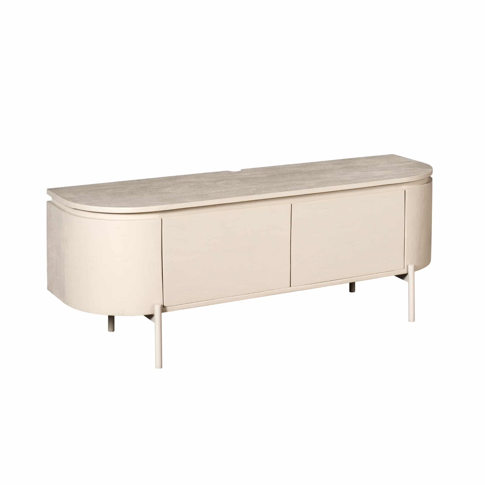 Starfurn tv meubel Excellent zand 120x35x30 cm mangohout