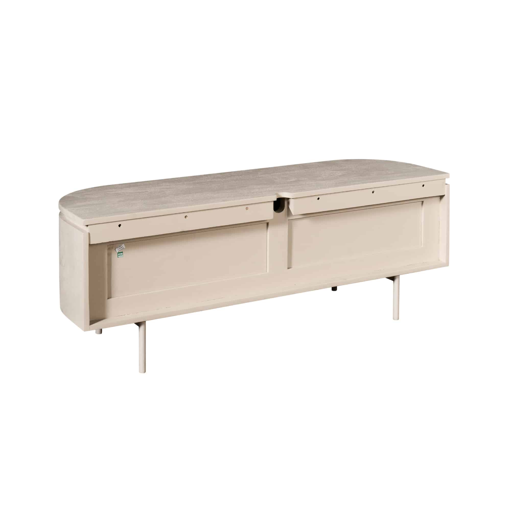 Starfurn tv meubel Excellent zand 120x35x30 cm mangohout