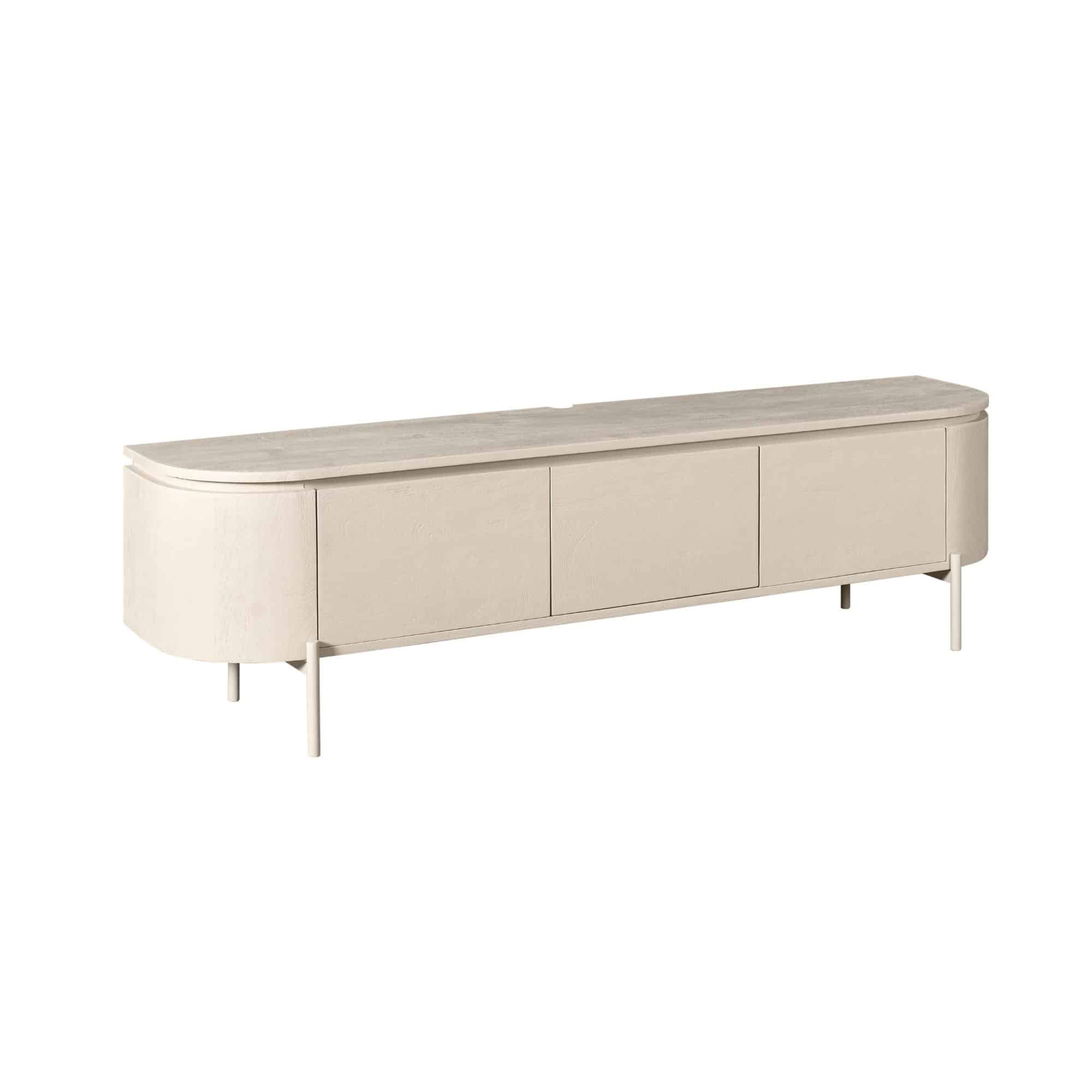 Starfurn tv meubel Excellent zand 160x35x45 cm mangohout