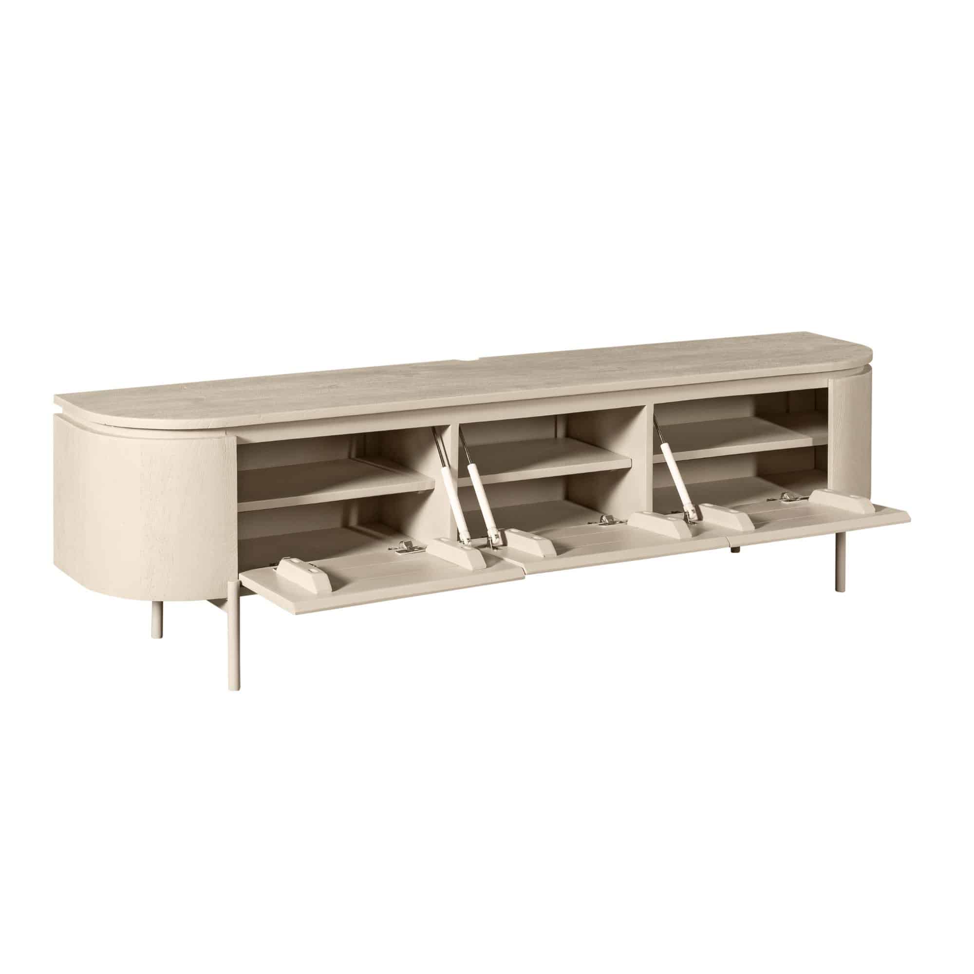 Starfurn tv meubel Excellent zand 160x35x45 cm mangohout