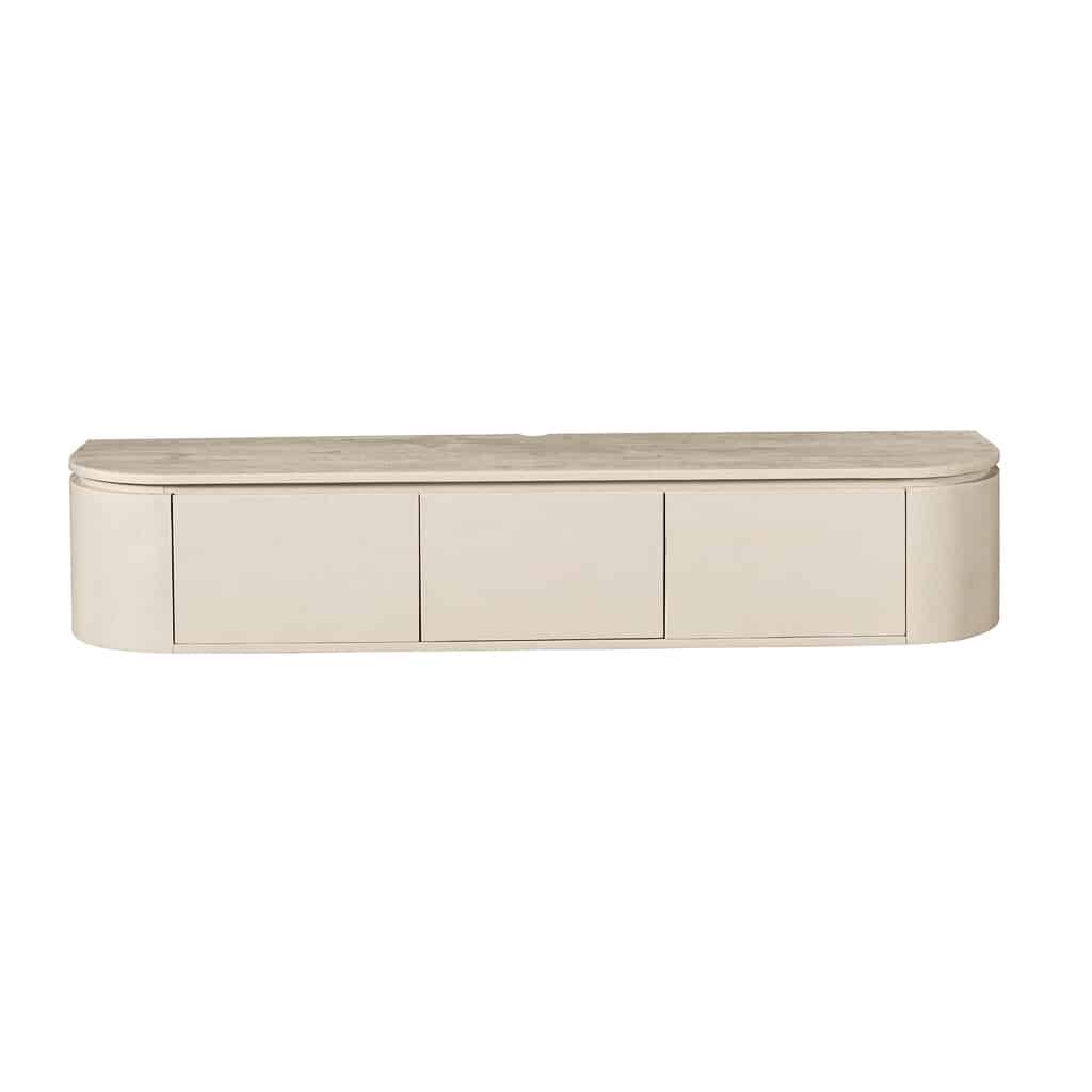 Starfurn tv meubel Excellent zand 160x35x45 cm mangohout