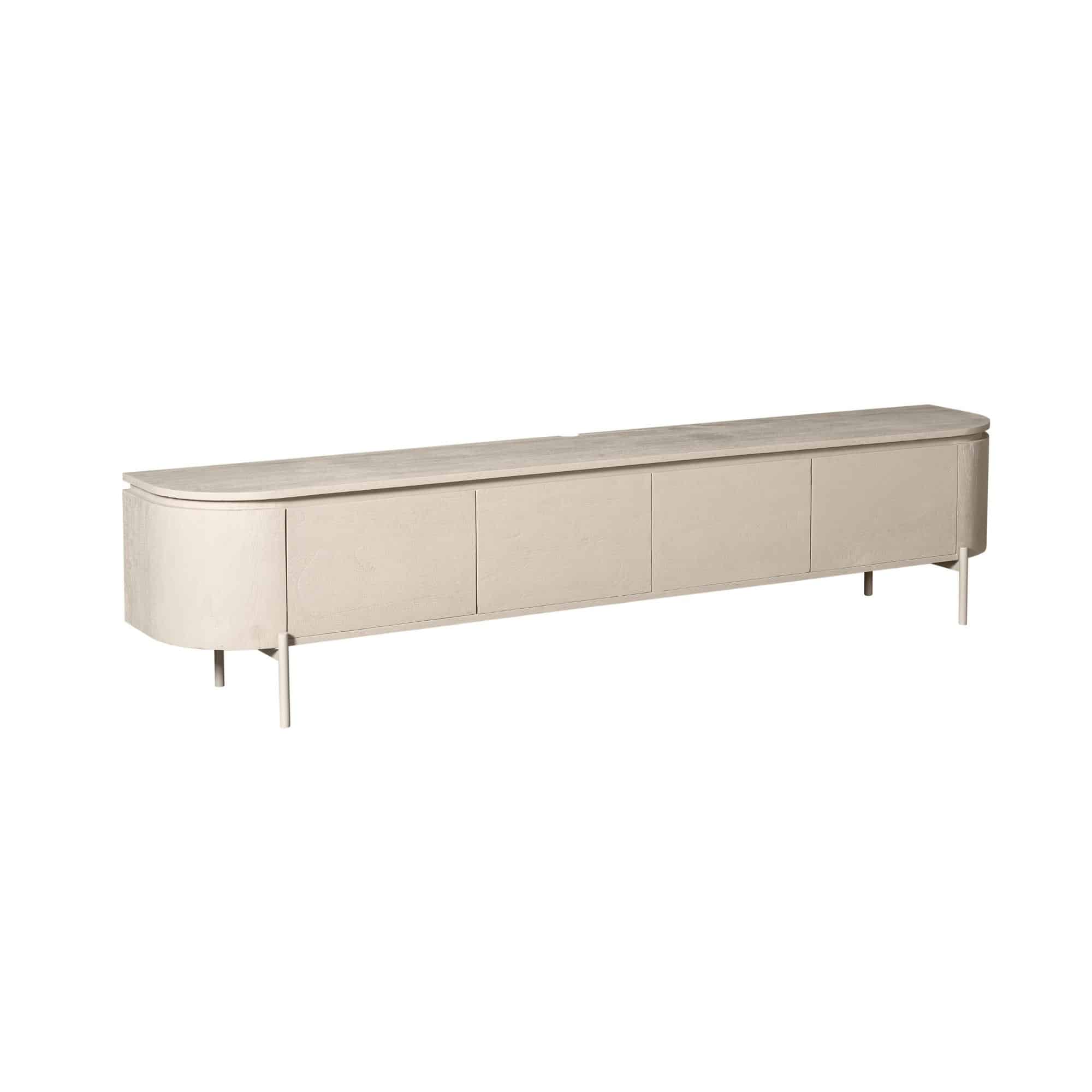 Starfurn tv meubel Excellent zand 200x35x45 cm mangohout