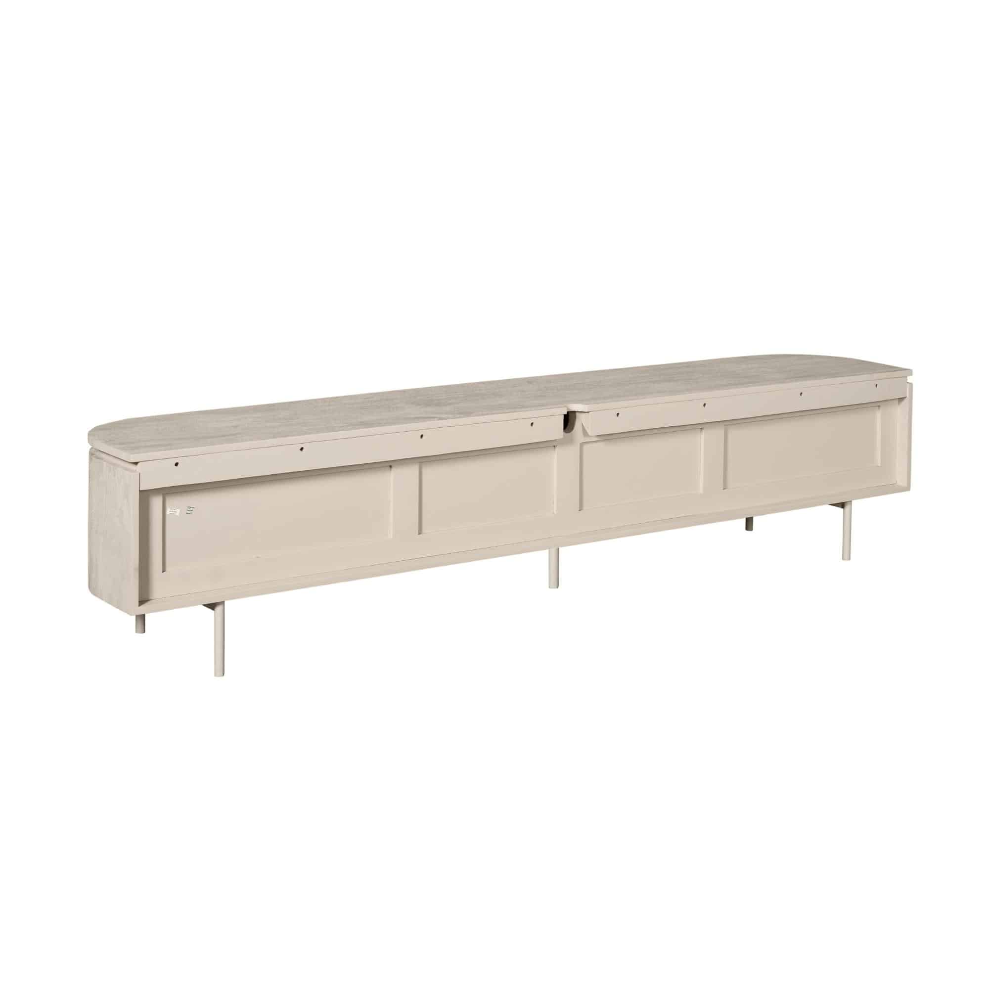 Starfurn tv meubel Excellent zand 240x35x45 cm mangohout