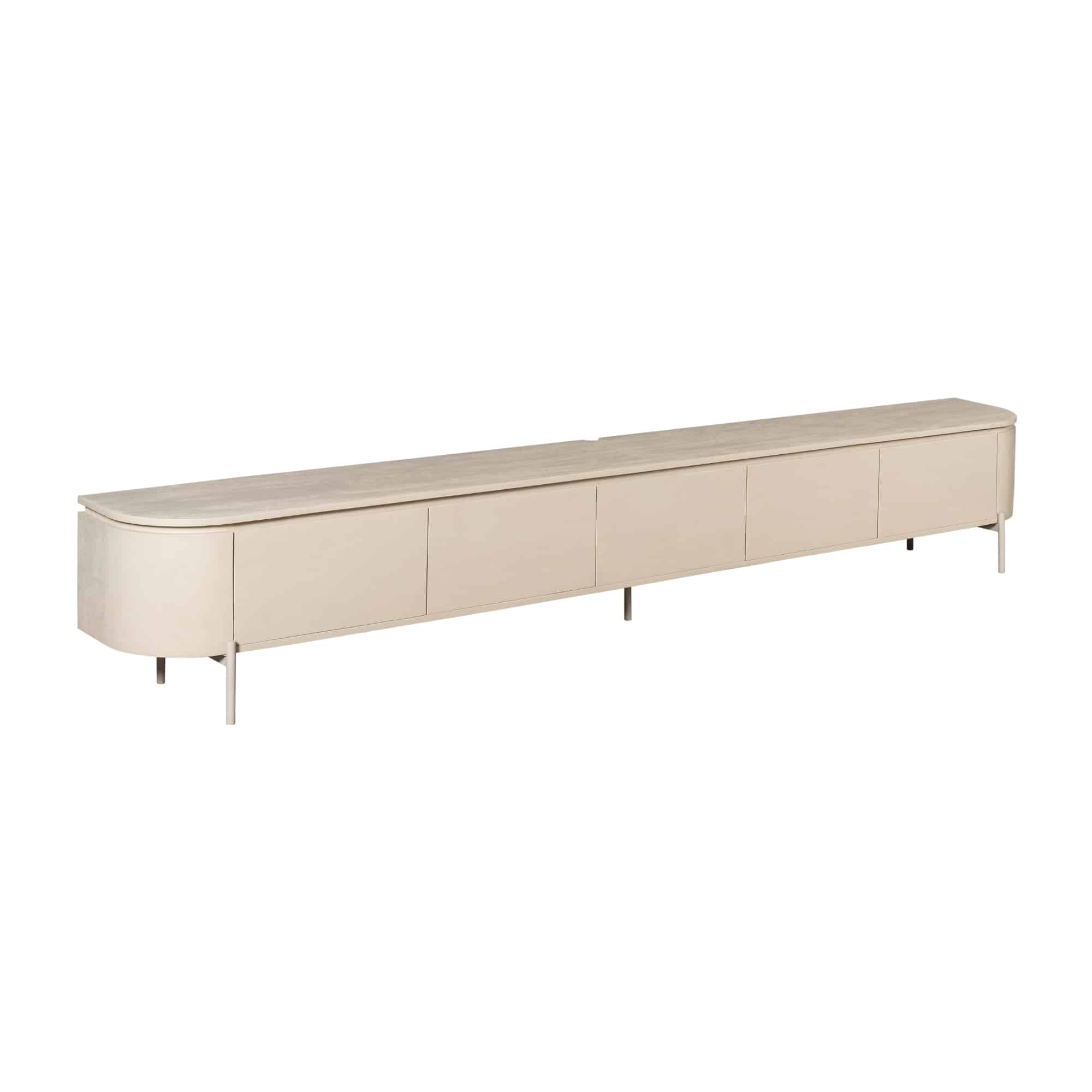 Starfurn tv meubel Excellent zand 280x35x30 cm mangohout