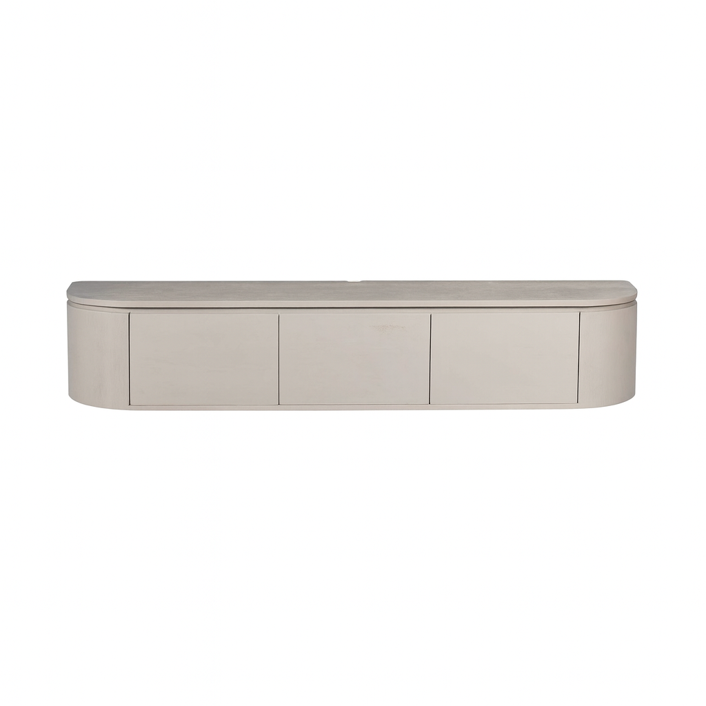 Starfurn tv meubel Excellent taupe 160x35x45 cm mangohout