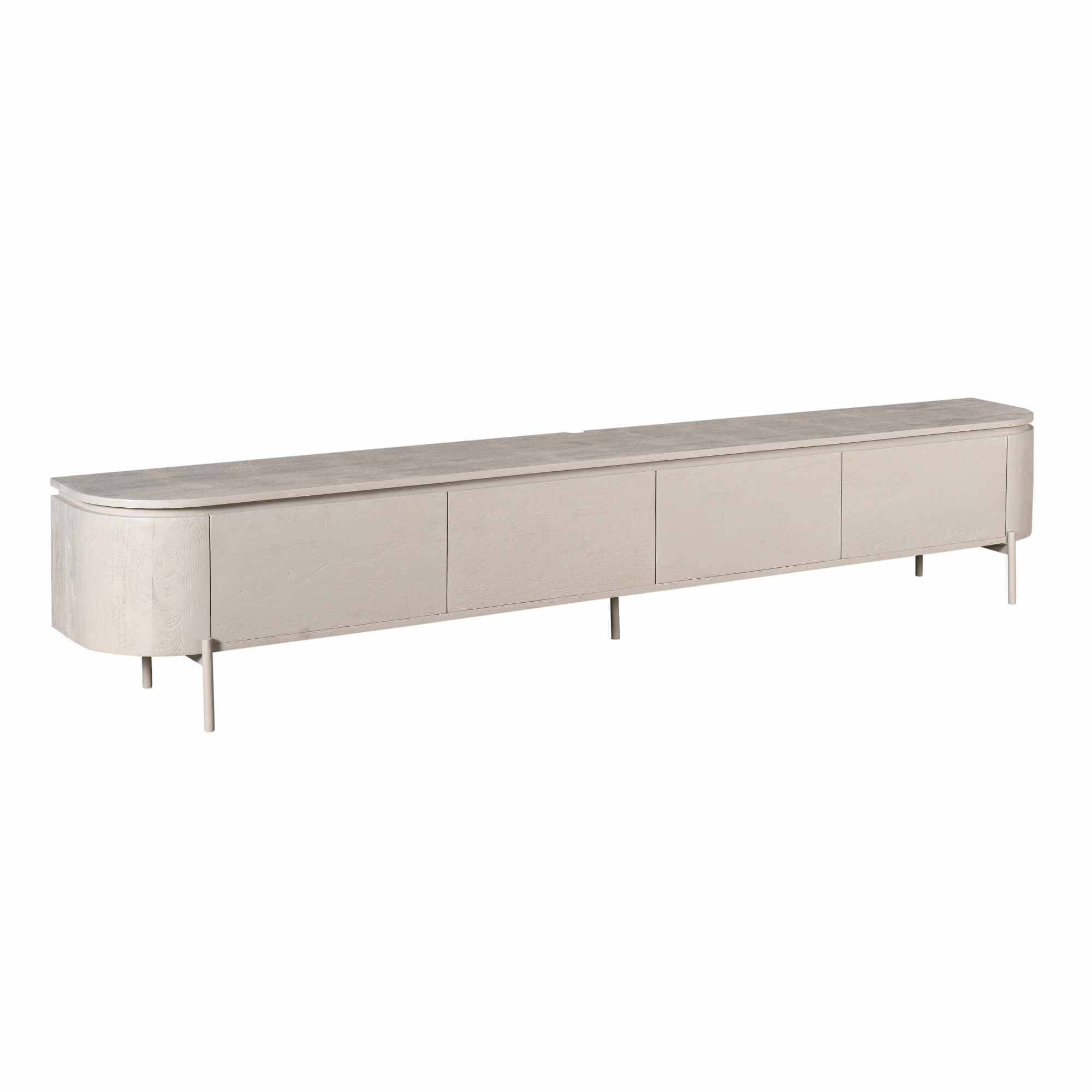 Starfurn tv meubel Excellent taupe 240x35x30 cm mangohout