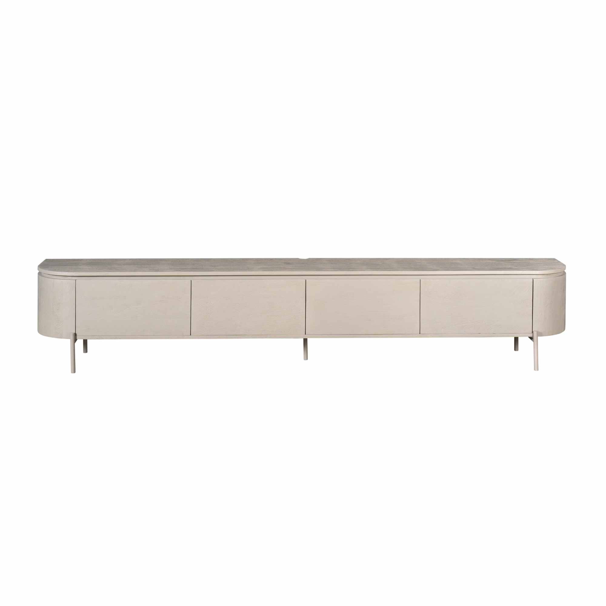 Starfurn tv meubel Excellent taupe 240x35x30 cm mangohout
