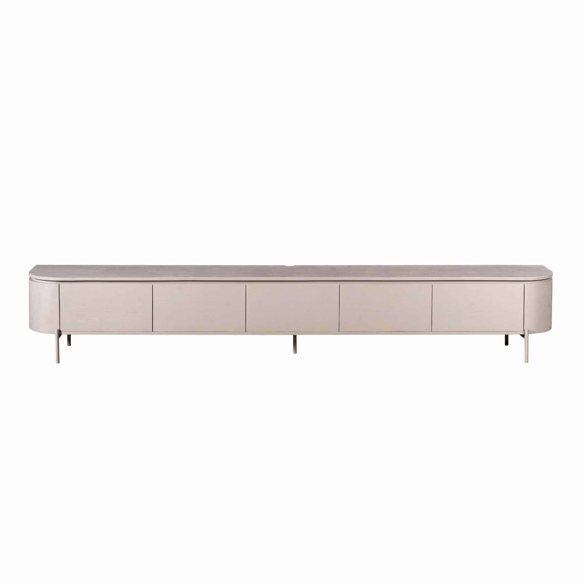 Starfurn tv meubel Excellent taupe 280x35x30 cm mangohout