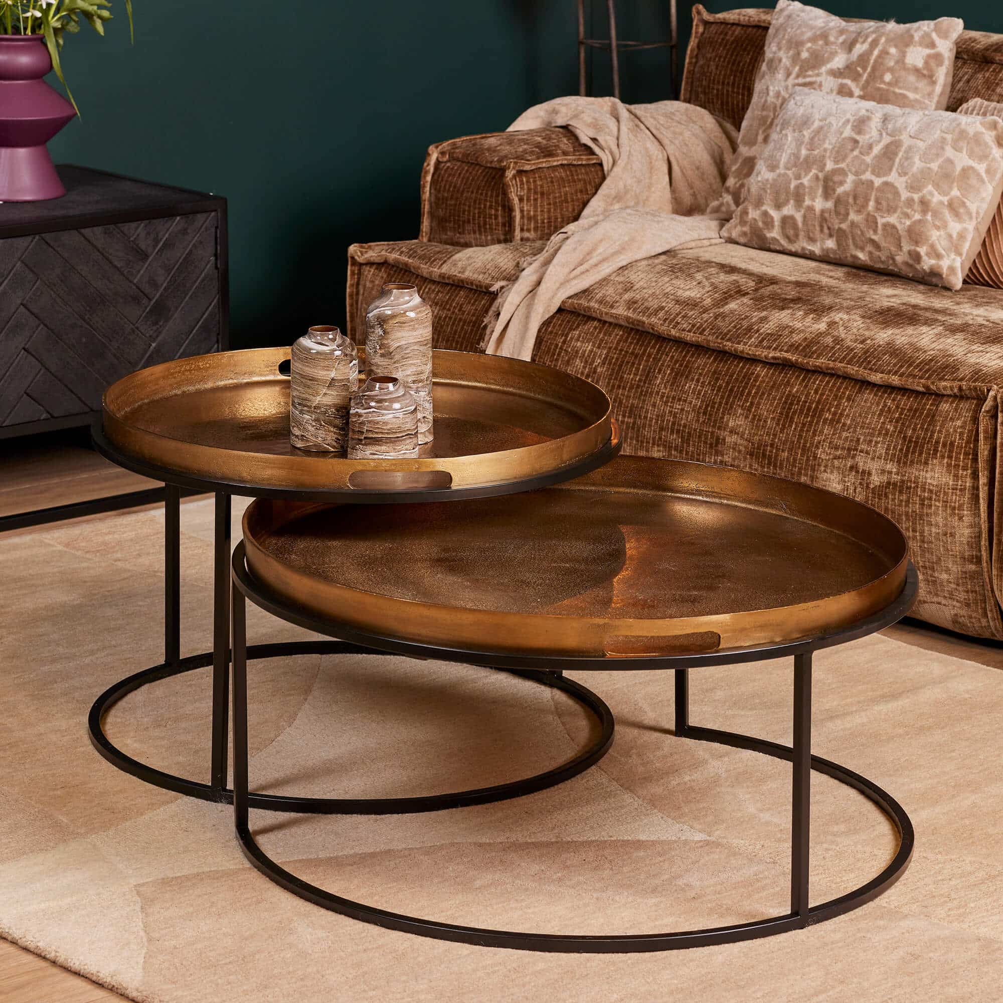 Starfurn Salontafel Puck | 78 cm | Set van 2