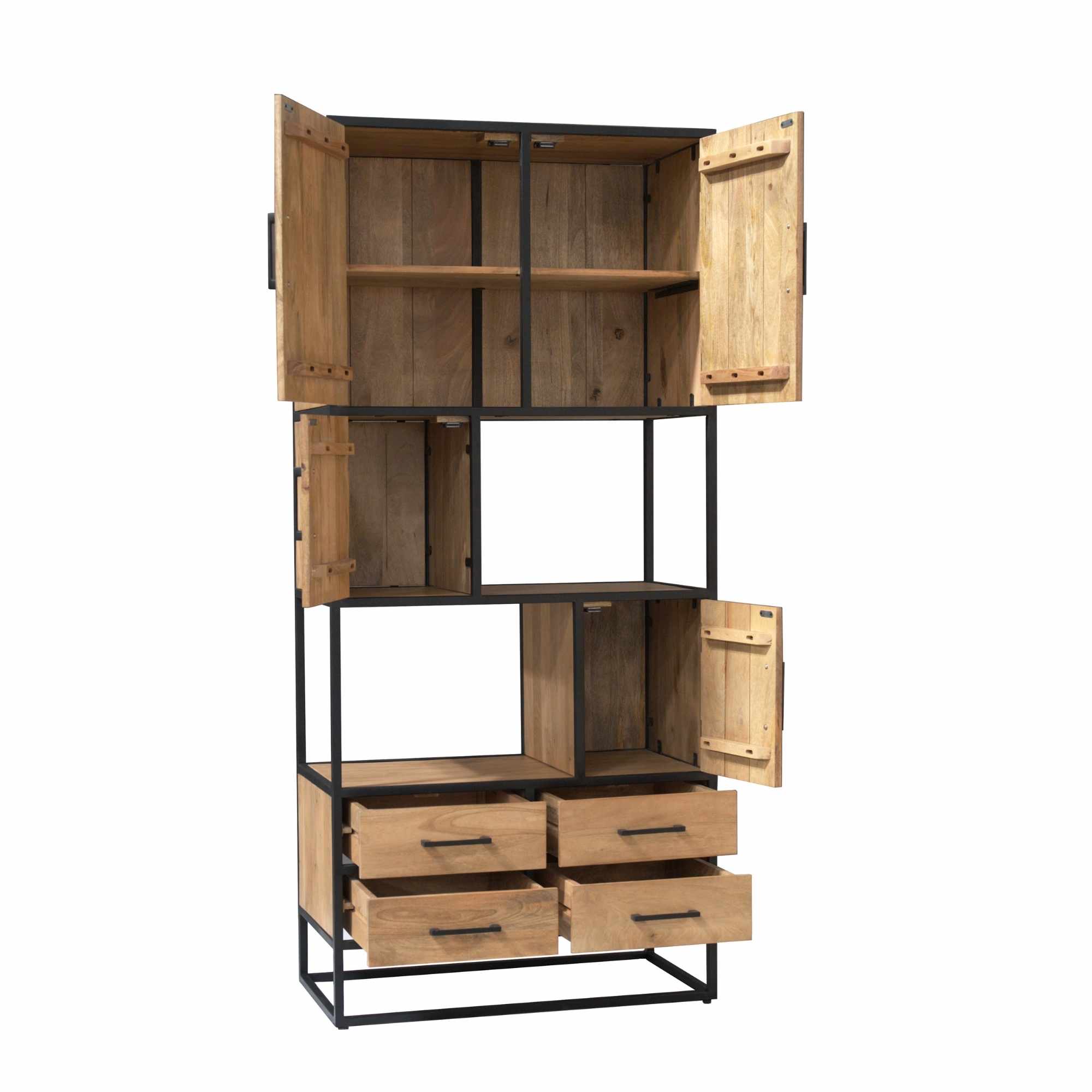Starfurn Vakkenkast Dakota Naturel Mangohout 90 cm