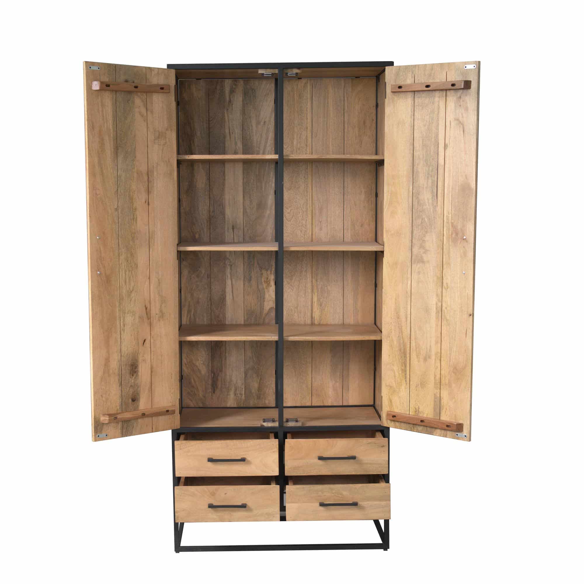 Starfurn Kabinet Dakota Naturel Mangohout 90 cm