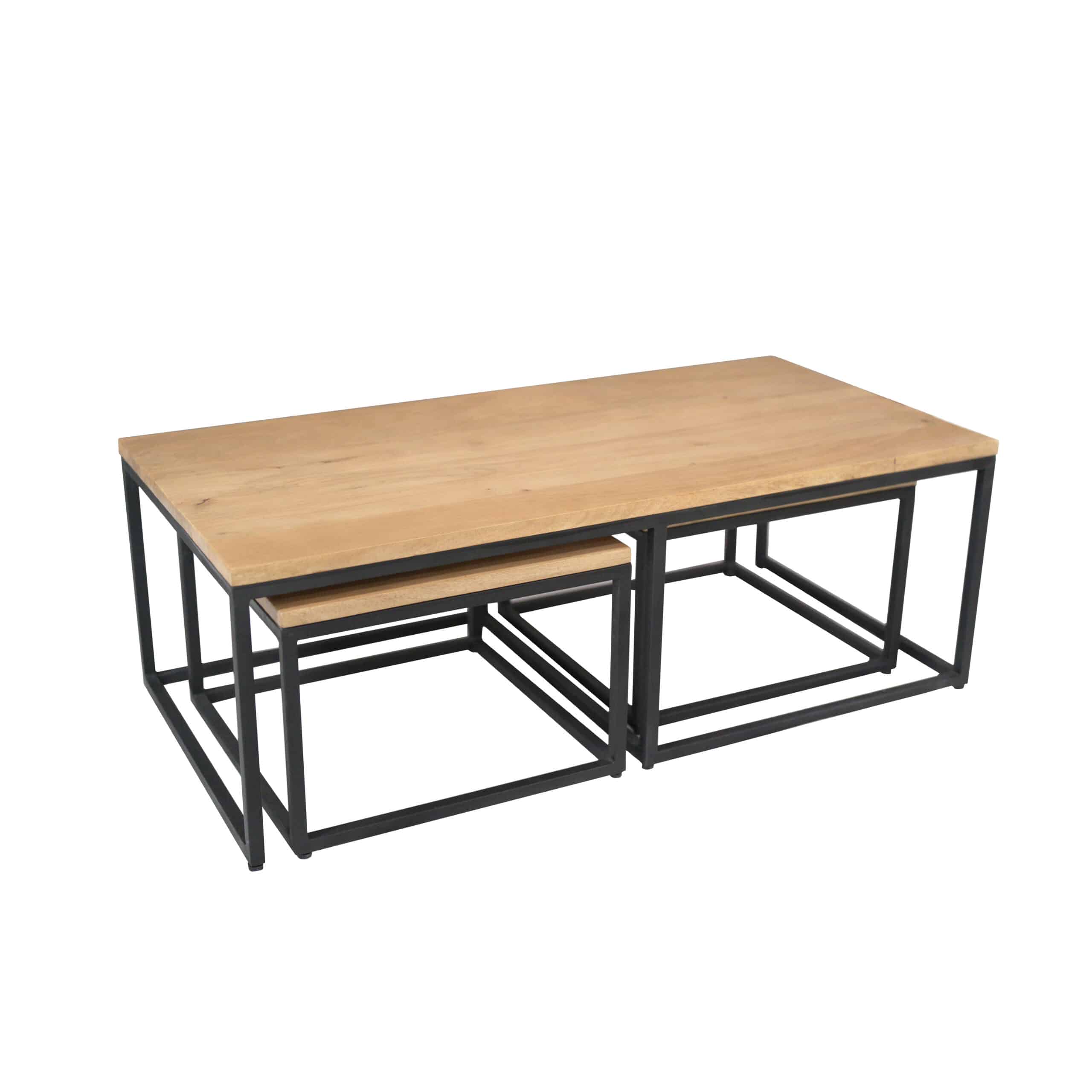 Starfurn Salontafel set Dakota Naturel Mangohout 120 cm