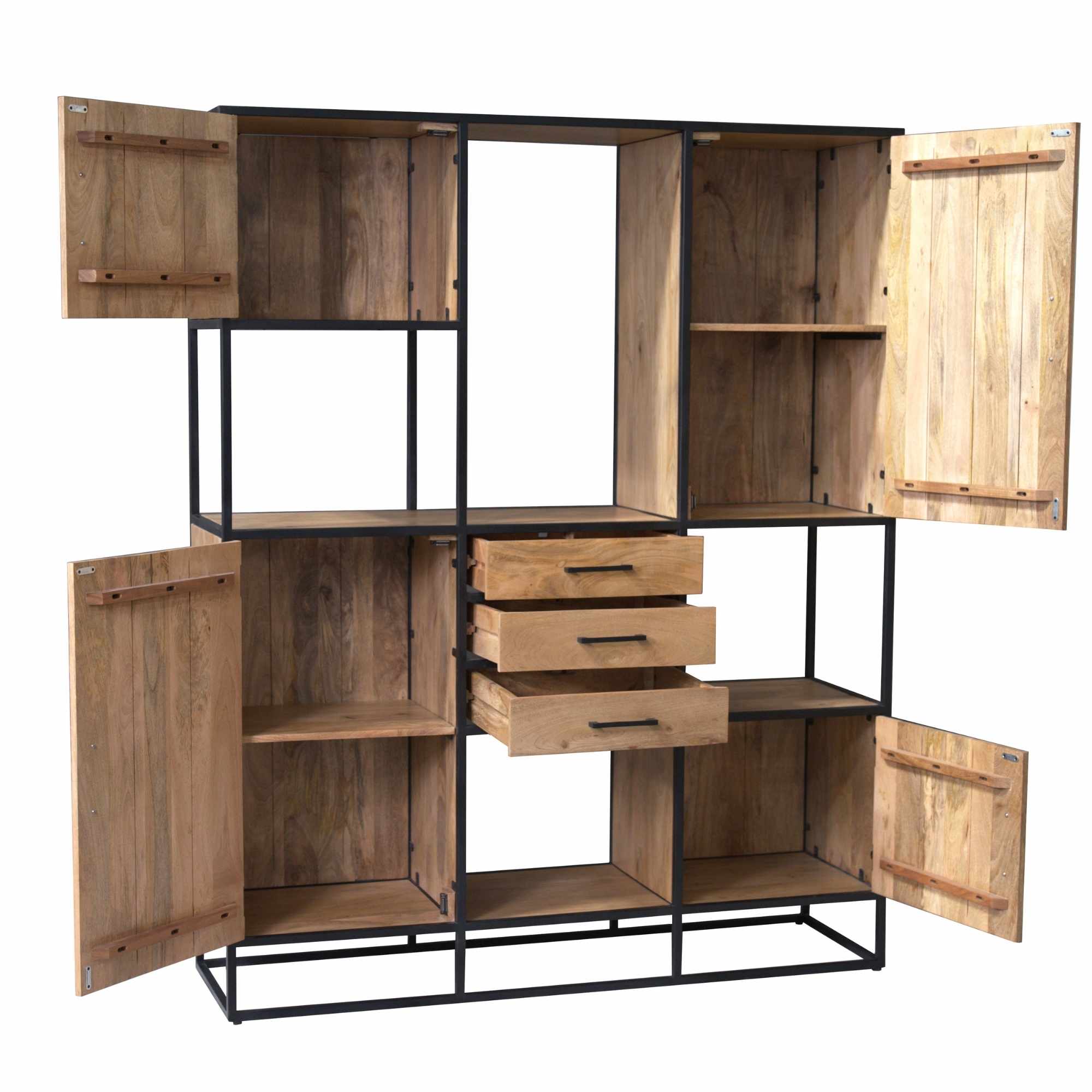 Starfurn Vakkenkast Dakota Supreme XXL Naturel Mangohout 160 cm