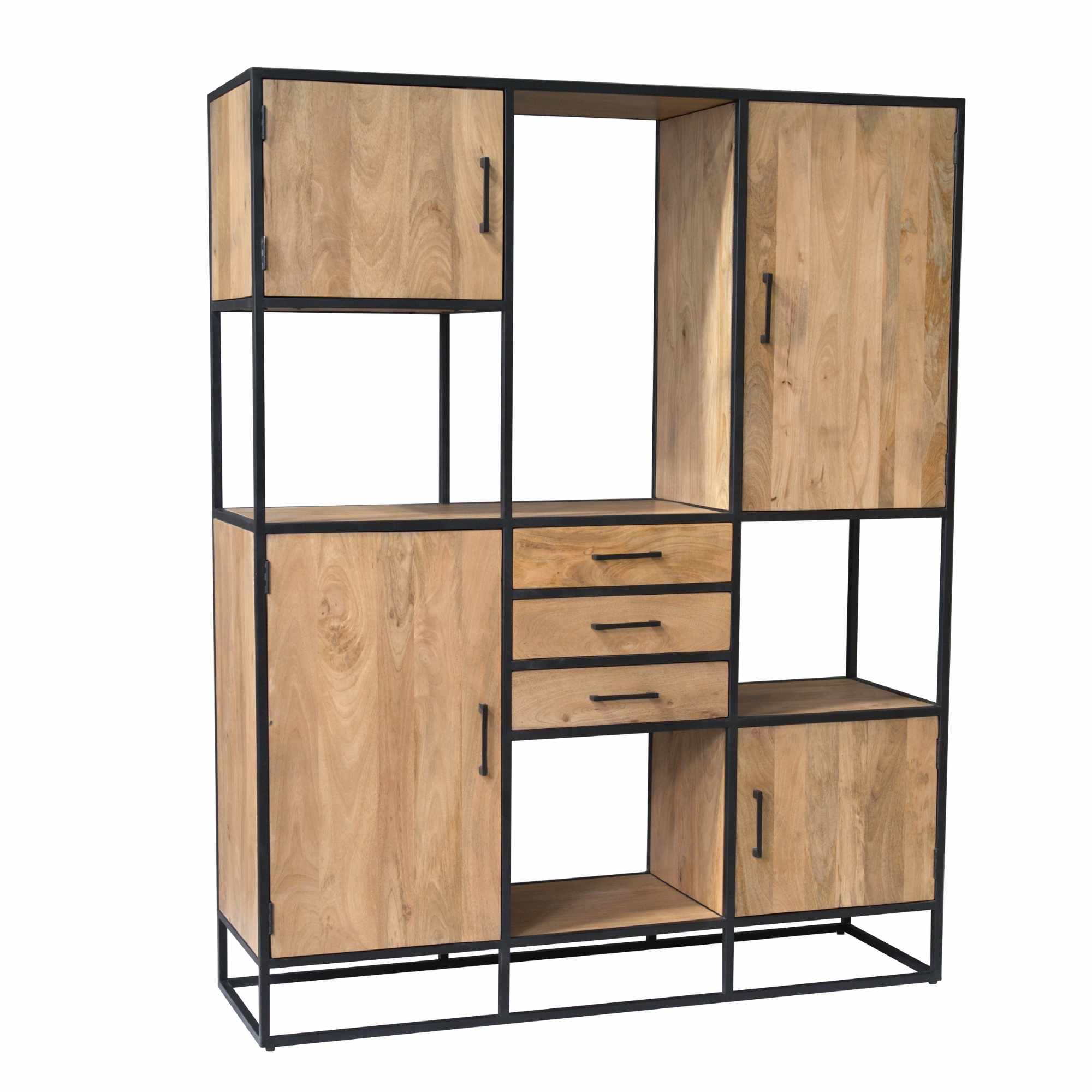 Starfurn Vakkenkast Dakota Supreme XXL Naturel Mangohout 160 cm