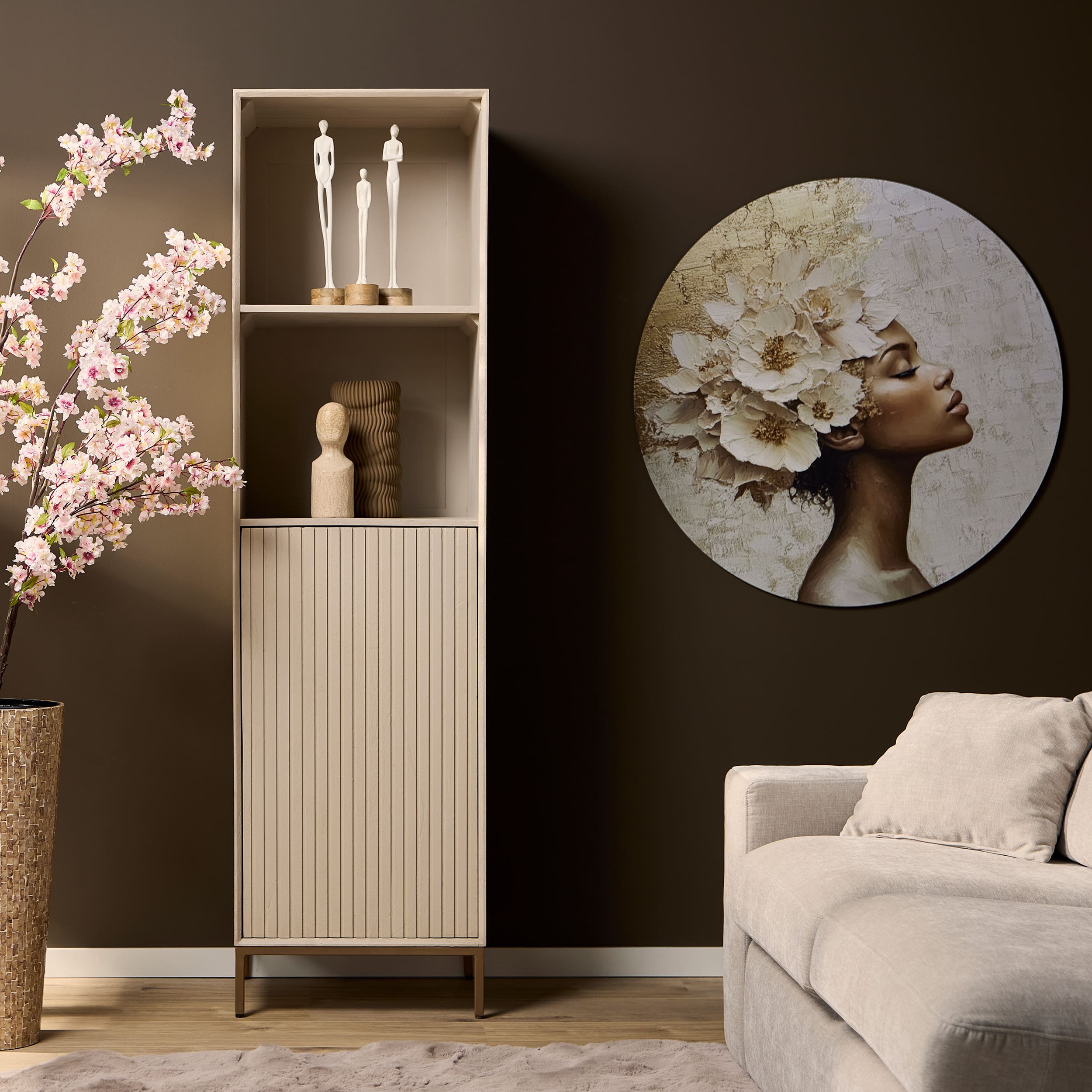 Starfurn Boekenkast Madison Sand | 55 cm