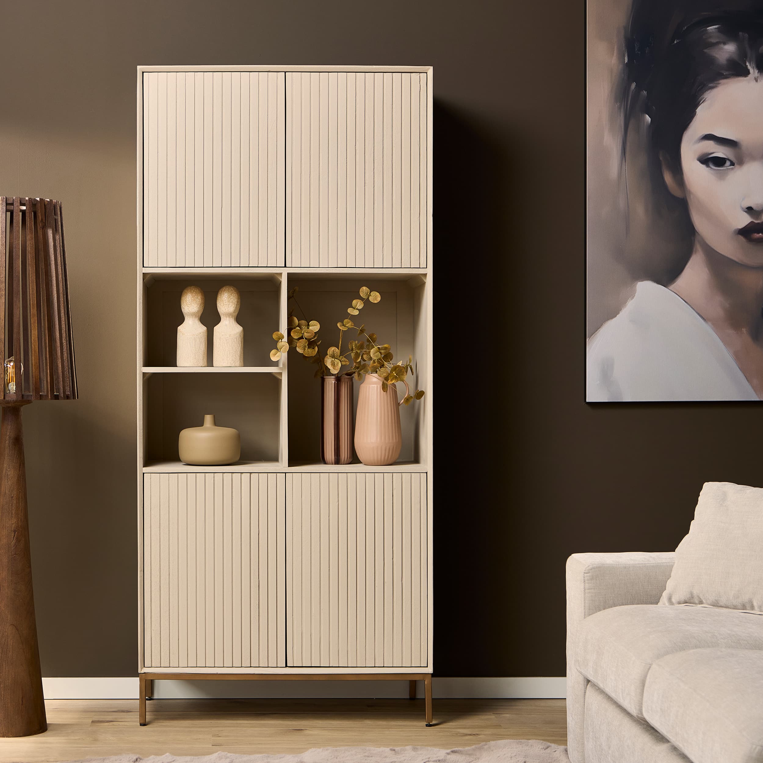 Starfurn Vakkenkast Madison Sand  | 90 cm