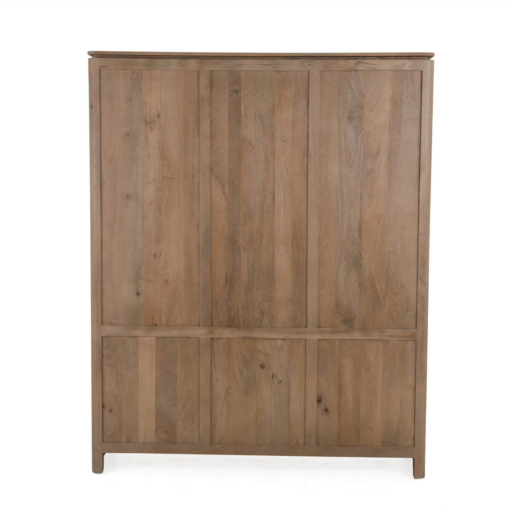 Starfurn Vakkenkast XL Dallas Naturel Mangohout 160 cm