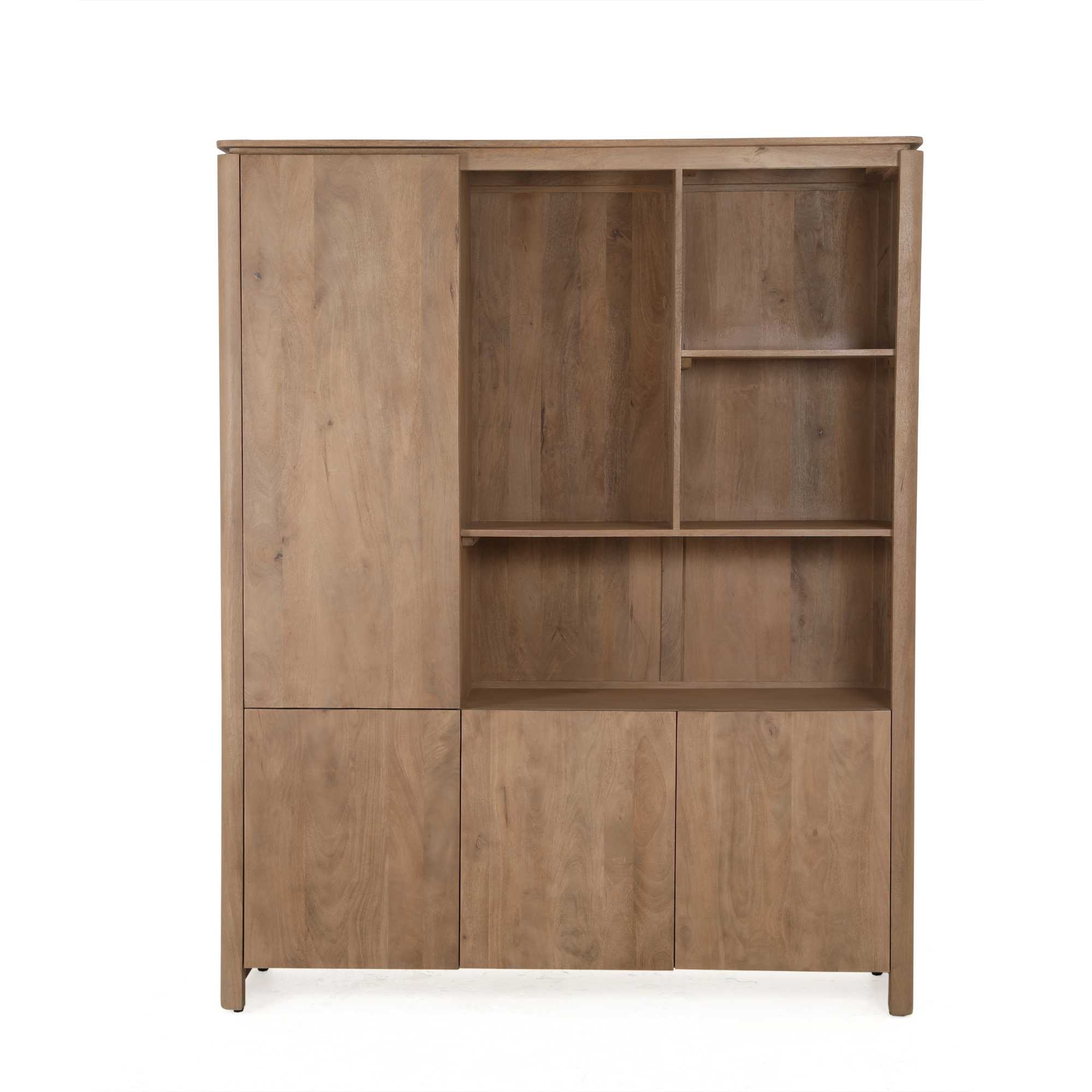 Starfurn Vakkenkast XL Dallas Naturel Mangohout 160 cm