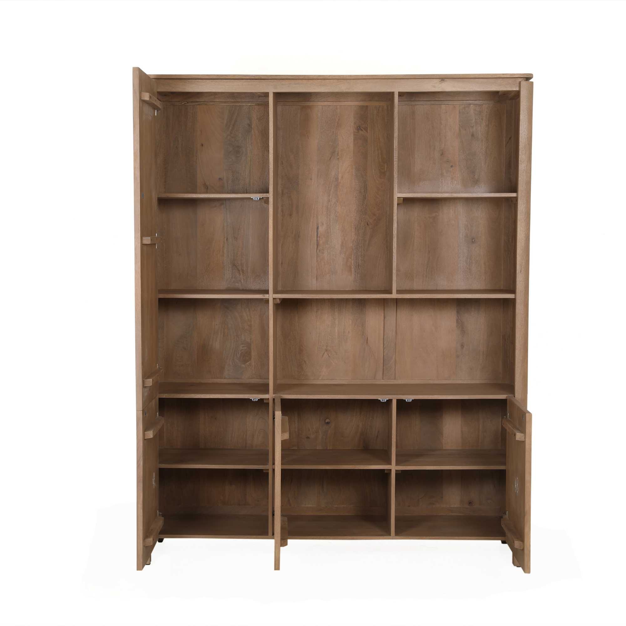 Starfurn Vakkenkast XL Dallas Naturel Mangohout 160 cm