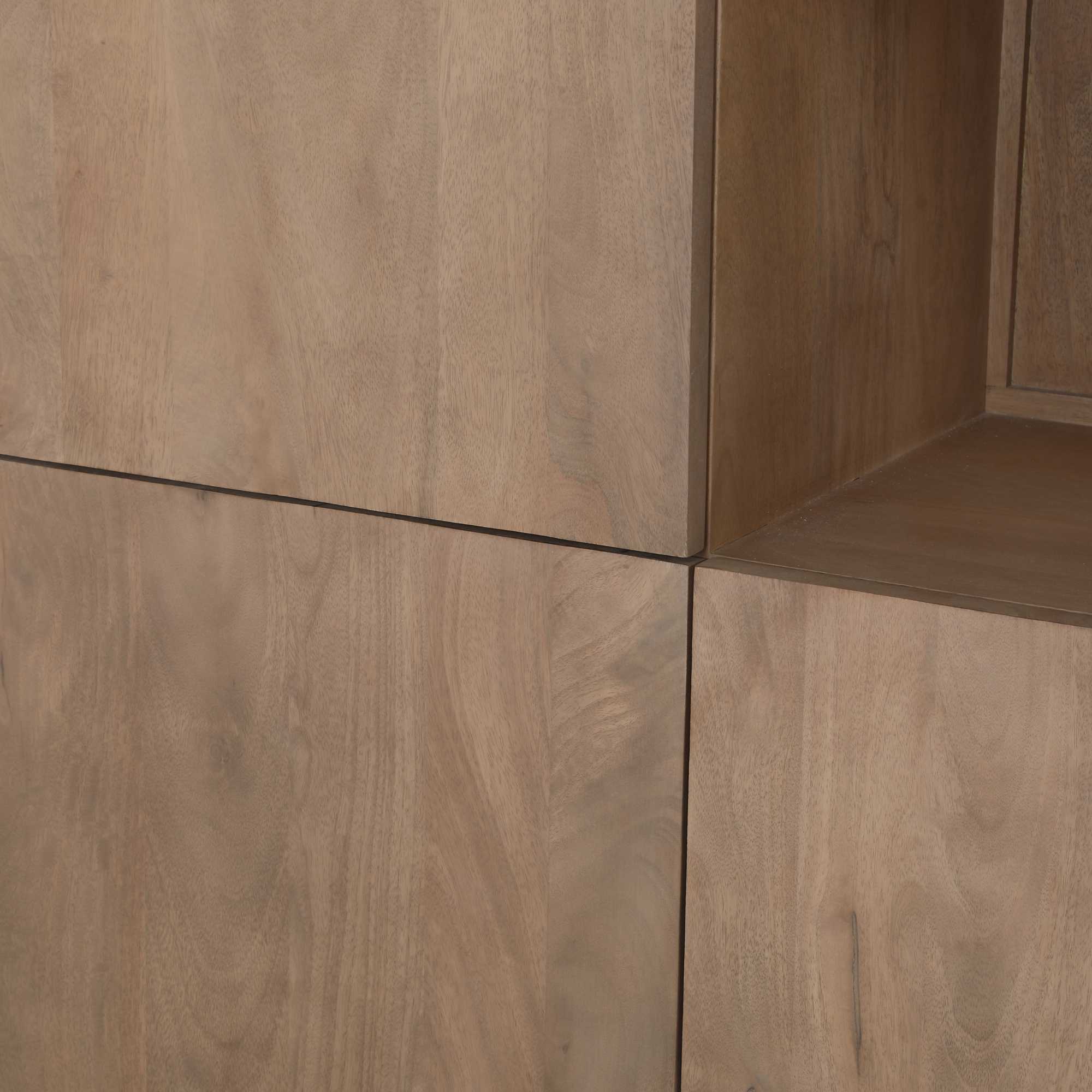 Starfurn Vakkenkast XL Dallas Naturel Mangohout 160 cm