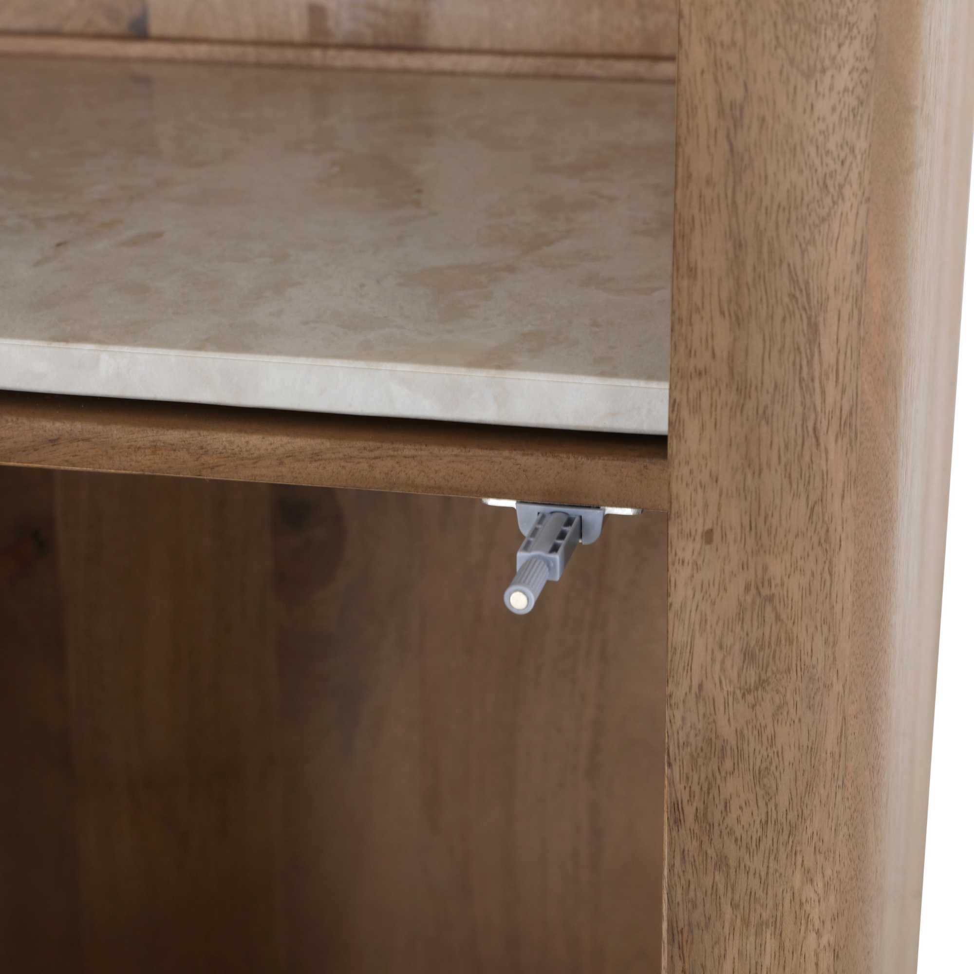 Starfurn Boekenkast Dallas Naturel Mangohout 55 cm