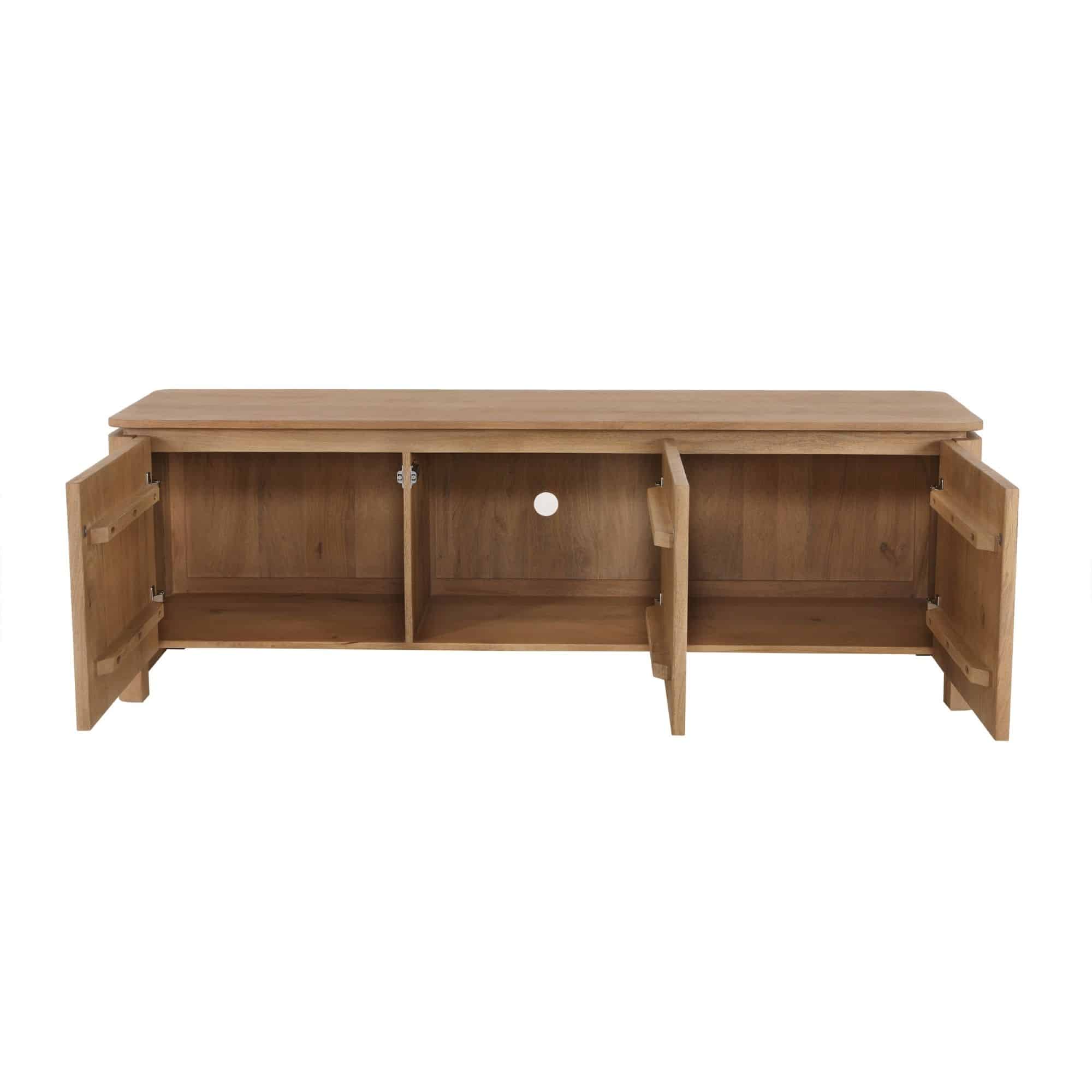 Starfurn Tv meubel Dallas Naturel Mangohout 165 cm