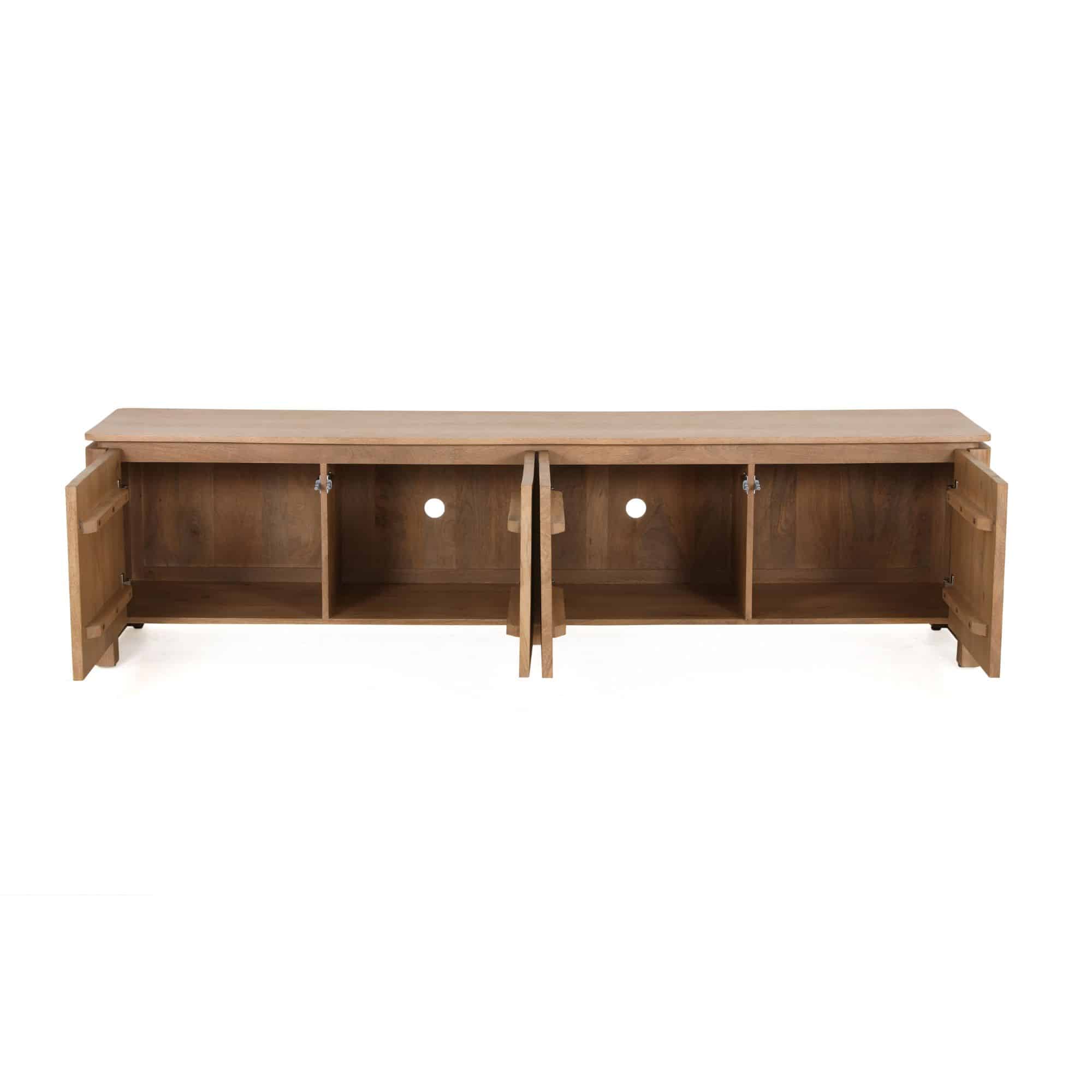 Starfurn Tv meubel Dallas Naturel Mangohout 210 cm