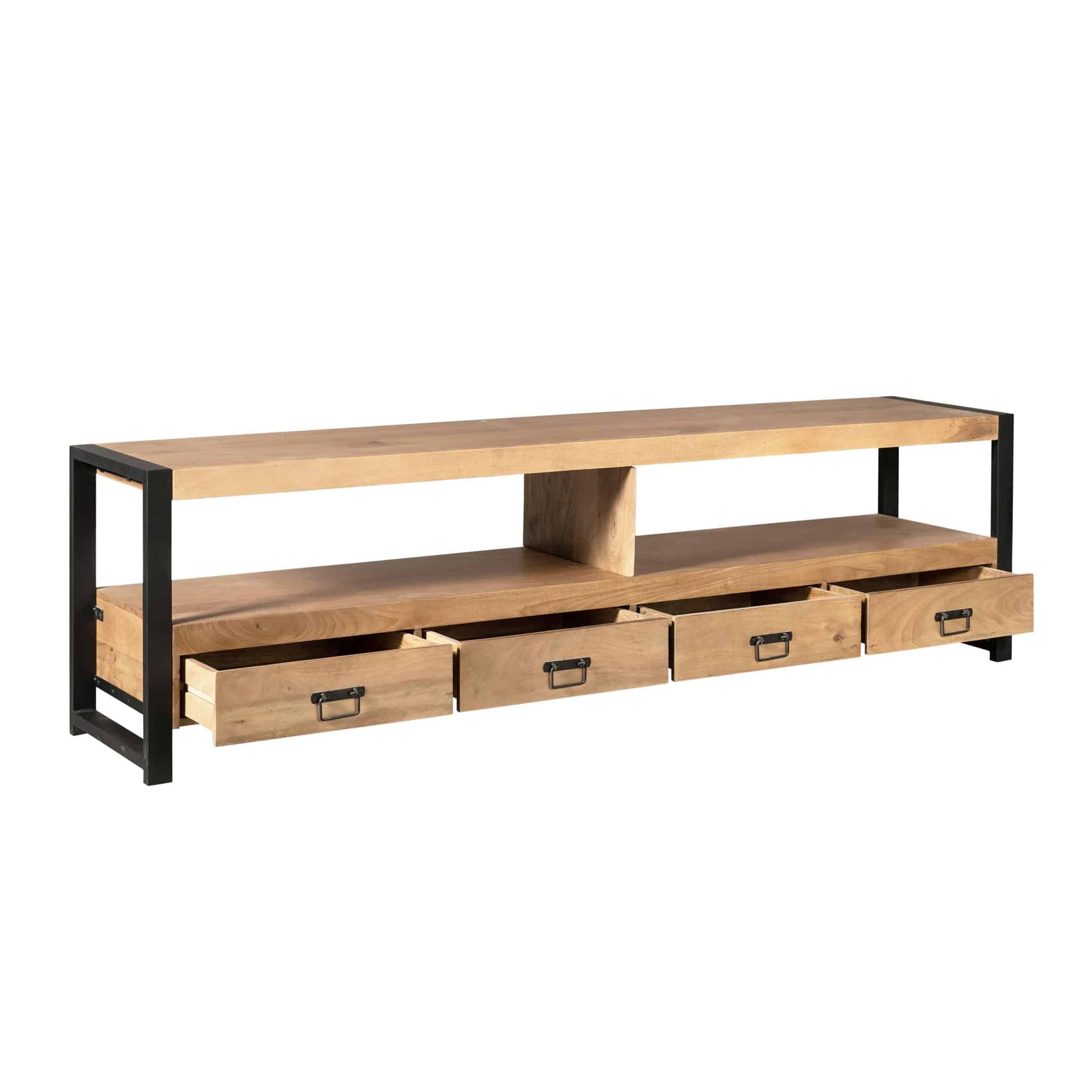 Starfurn Tv meubel Britt Naturel Mangohout 220 cm
