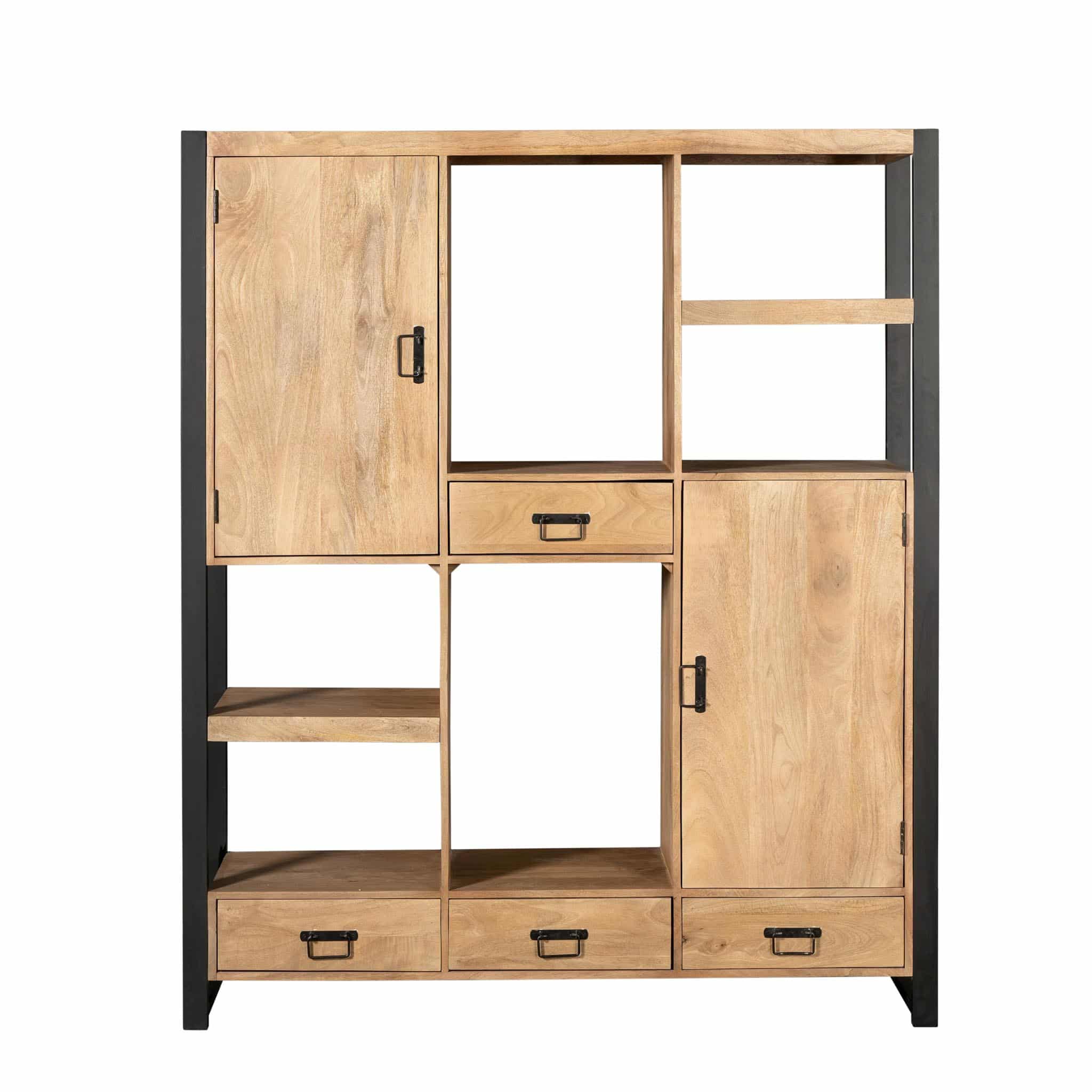 Starfurn Vakkenkast Britt Naturel Mangohout 150 cm