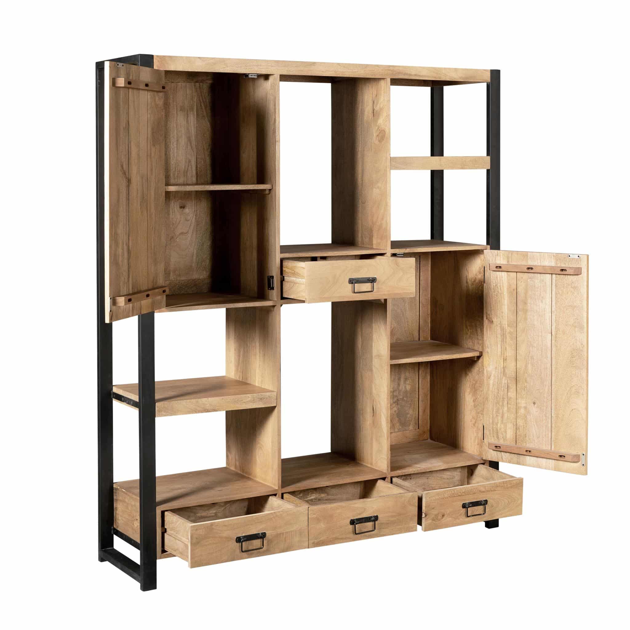 Starfurn Vakkenkast Britt Naturel Mangohout 150 cm