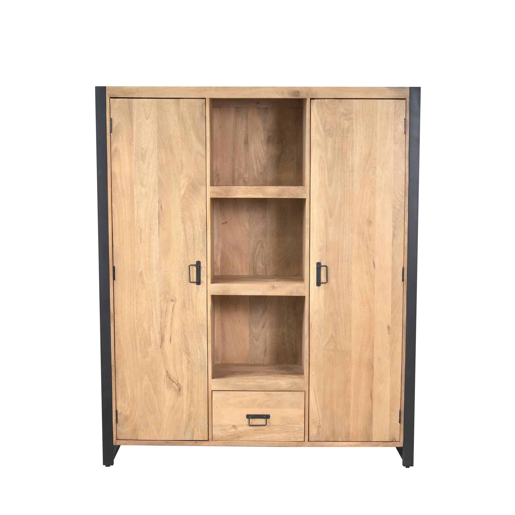Starfurn Boekenkast Britt Naturel Mangohout 150 cm