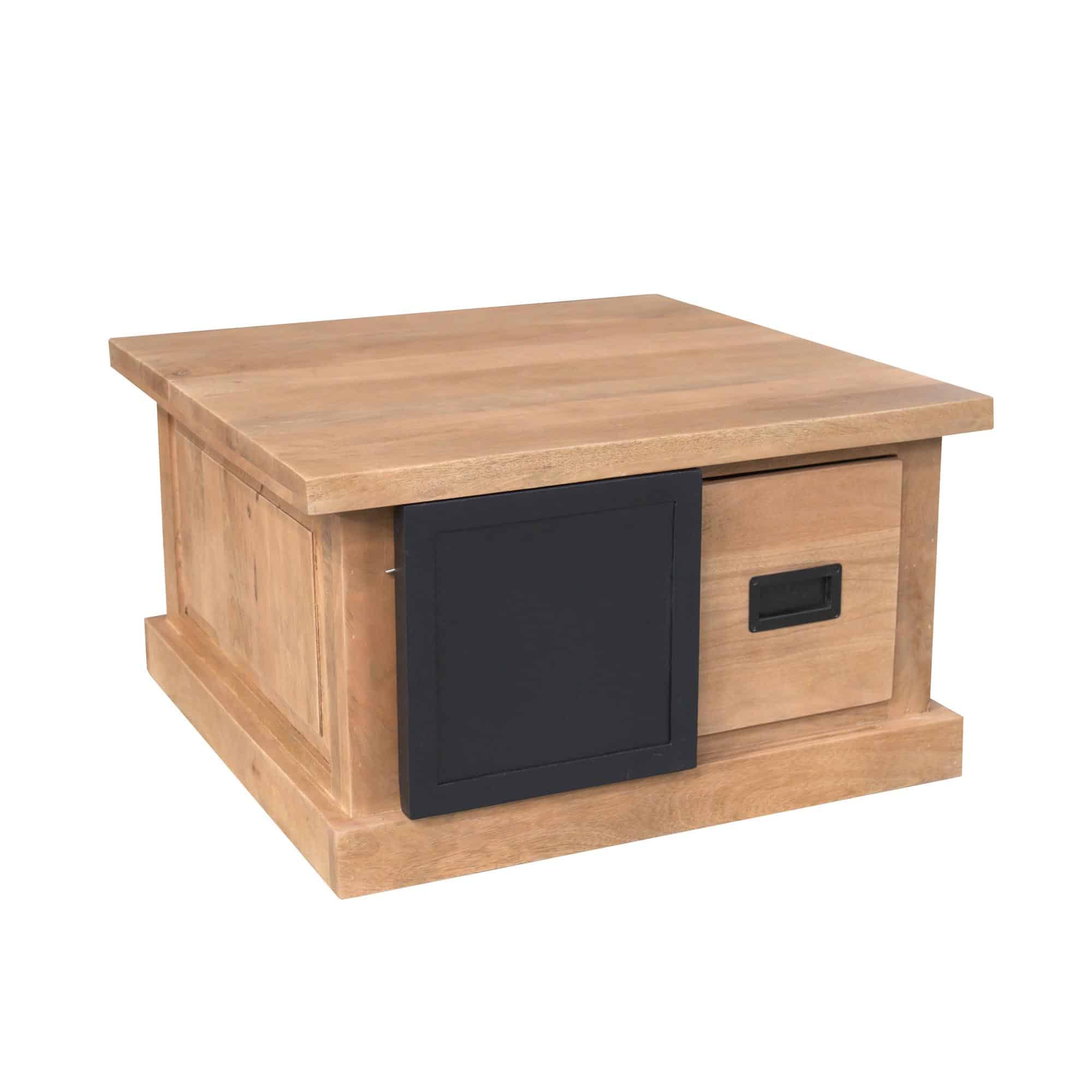Starfurn Vierkante Salontafel Noa Naturel Mangohout 80 cm