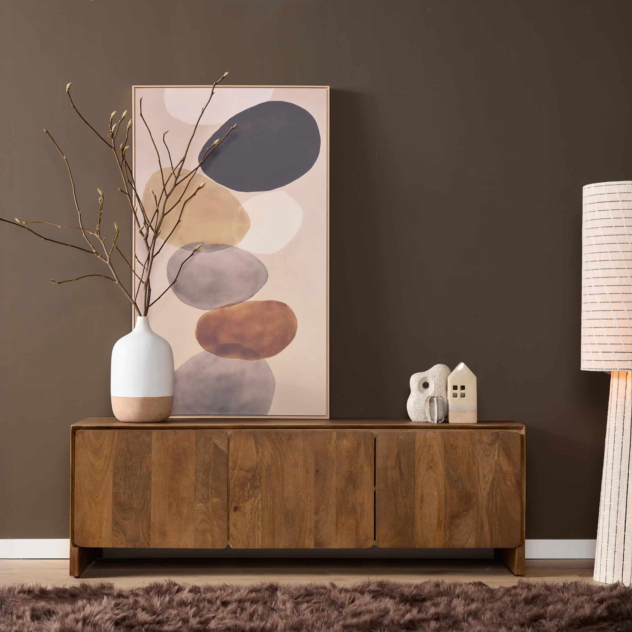 Starfurn Tv meubel Tense Naturel Mangohout 150 cm