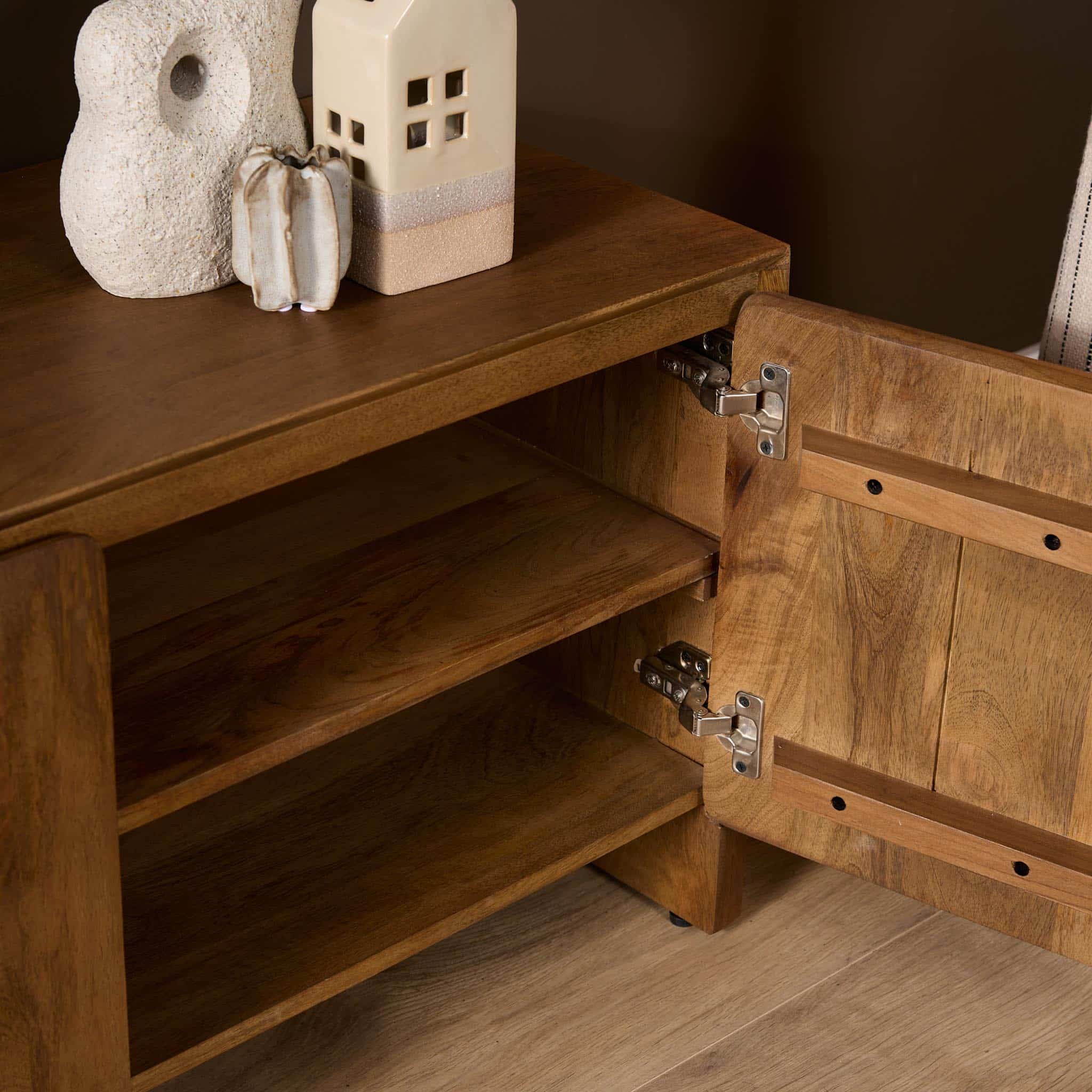 Starfurn Tv meubel Tense Naturel Mangohout 150 cm