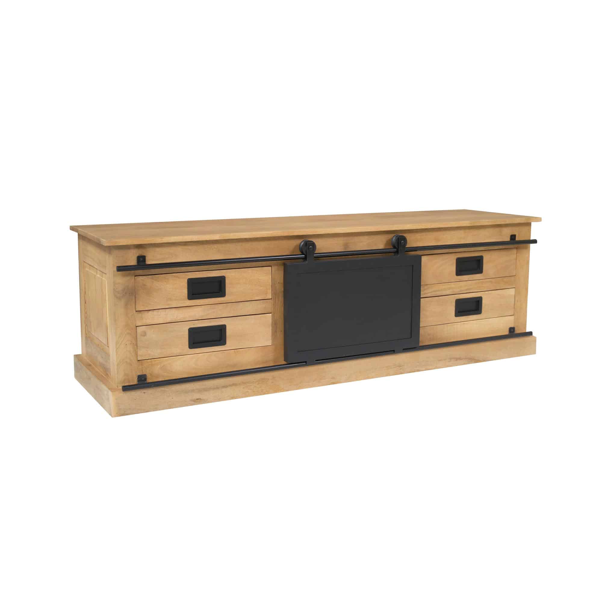 Starfurn Tv meubel Fresno Naturel Mangohout 155 cm