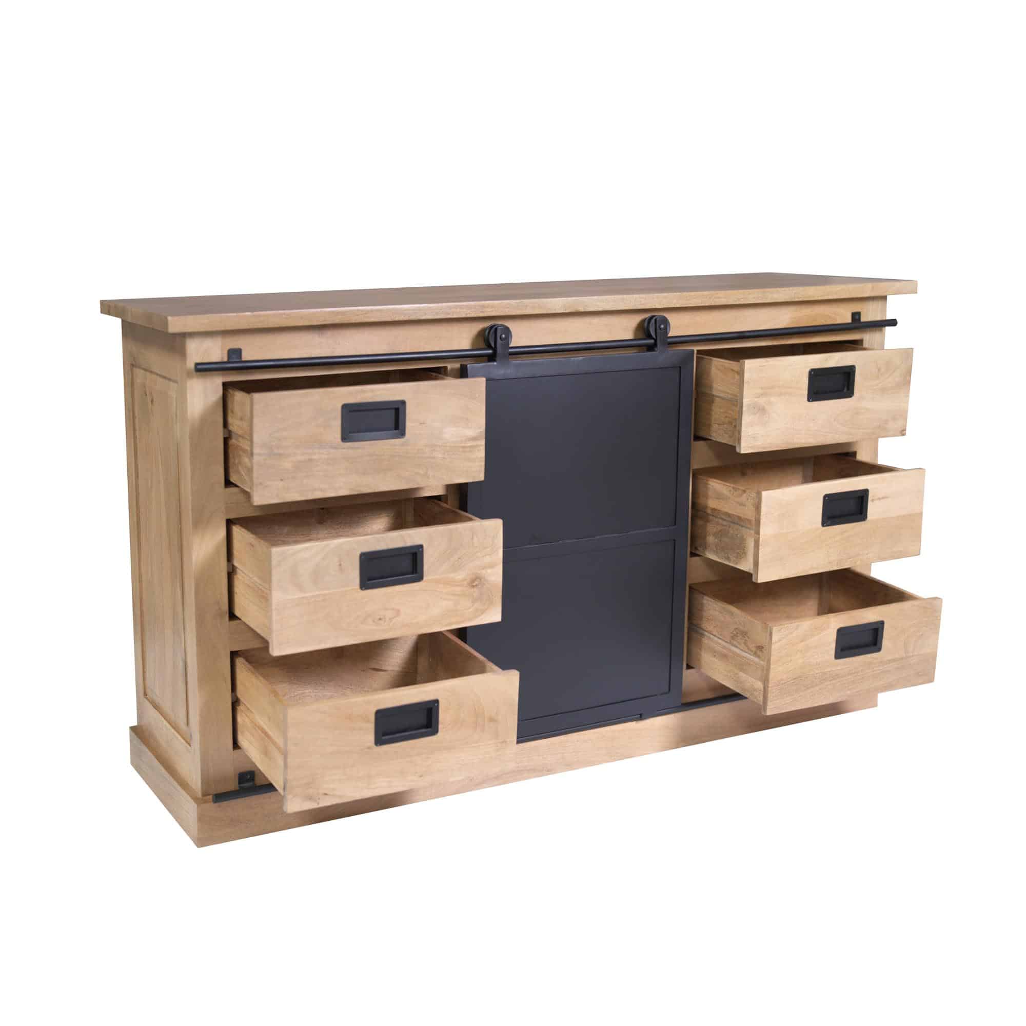 Starfurn Dressoir Fresno Naturel Mangohout 160 cm