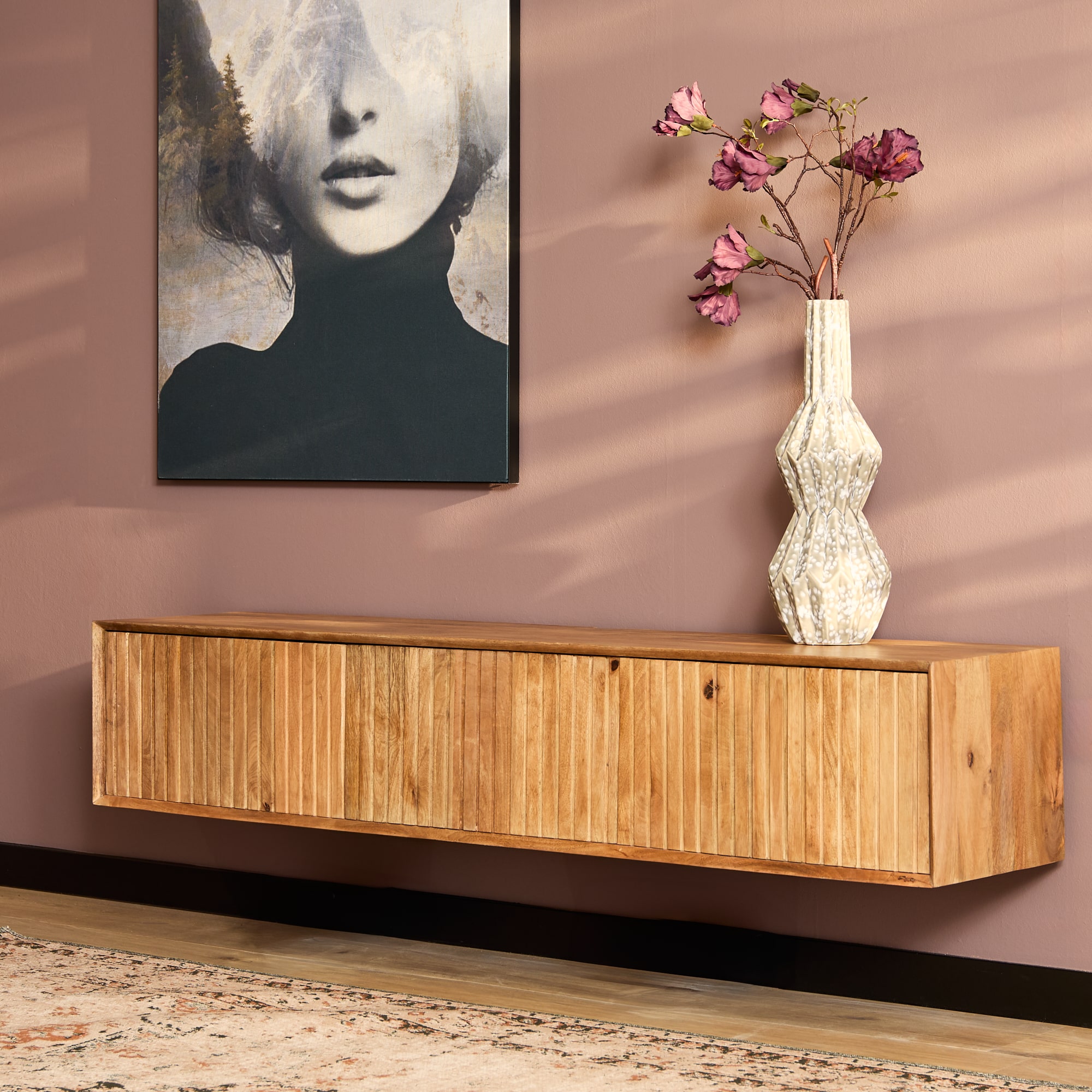 Starfurn Zwevend tv meubel Madison Natural | 160 cm