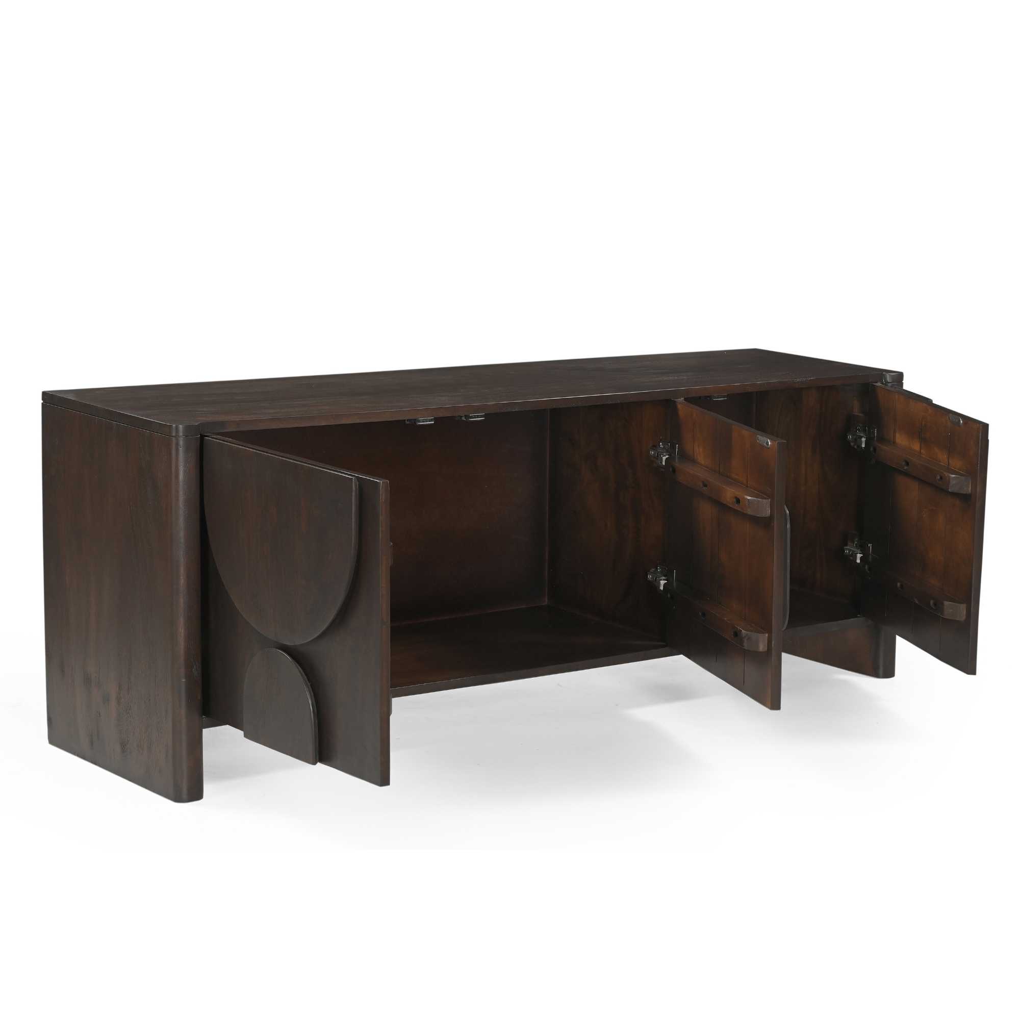 Starfurn tv meubel Zana bruin 150x40x55 cm mangohout